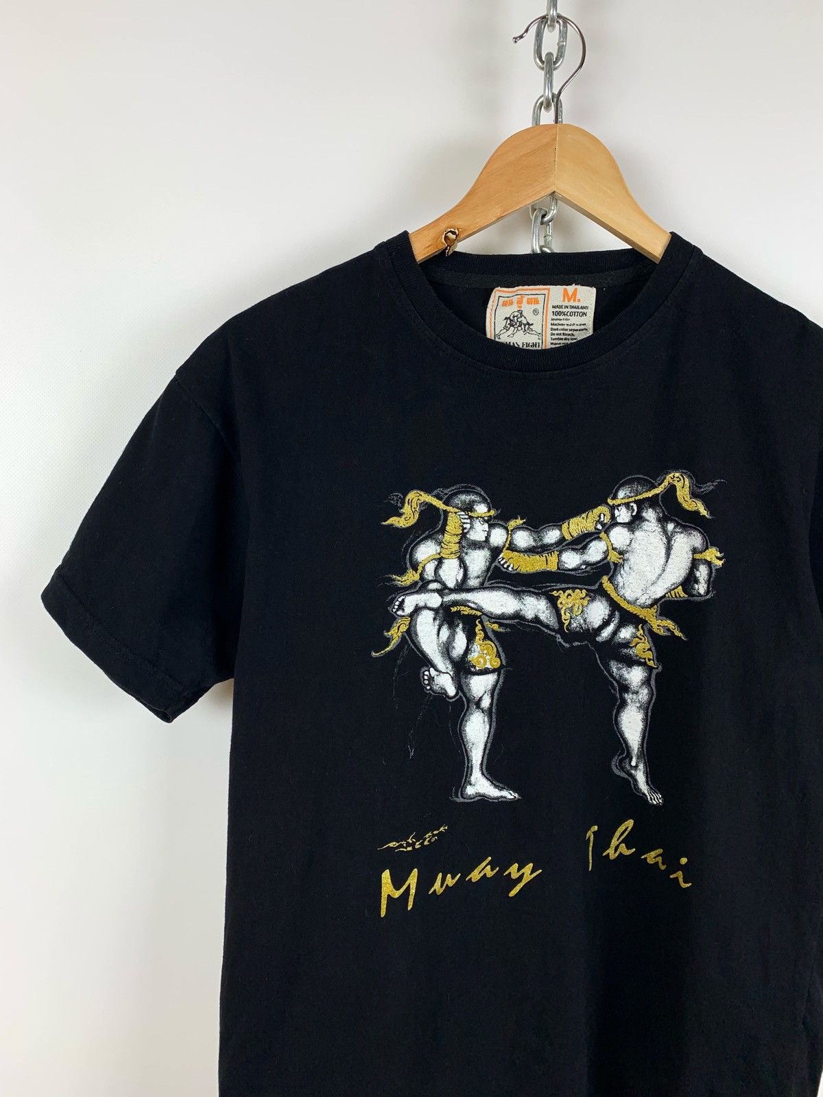 Japanese Brand Vintage Muay Thai Boxing Ultimate Fighting T-Shirt Size US M / EU 48-50 / 2 - 5 Thumbnail