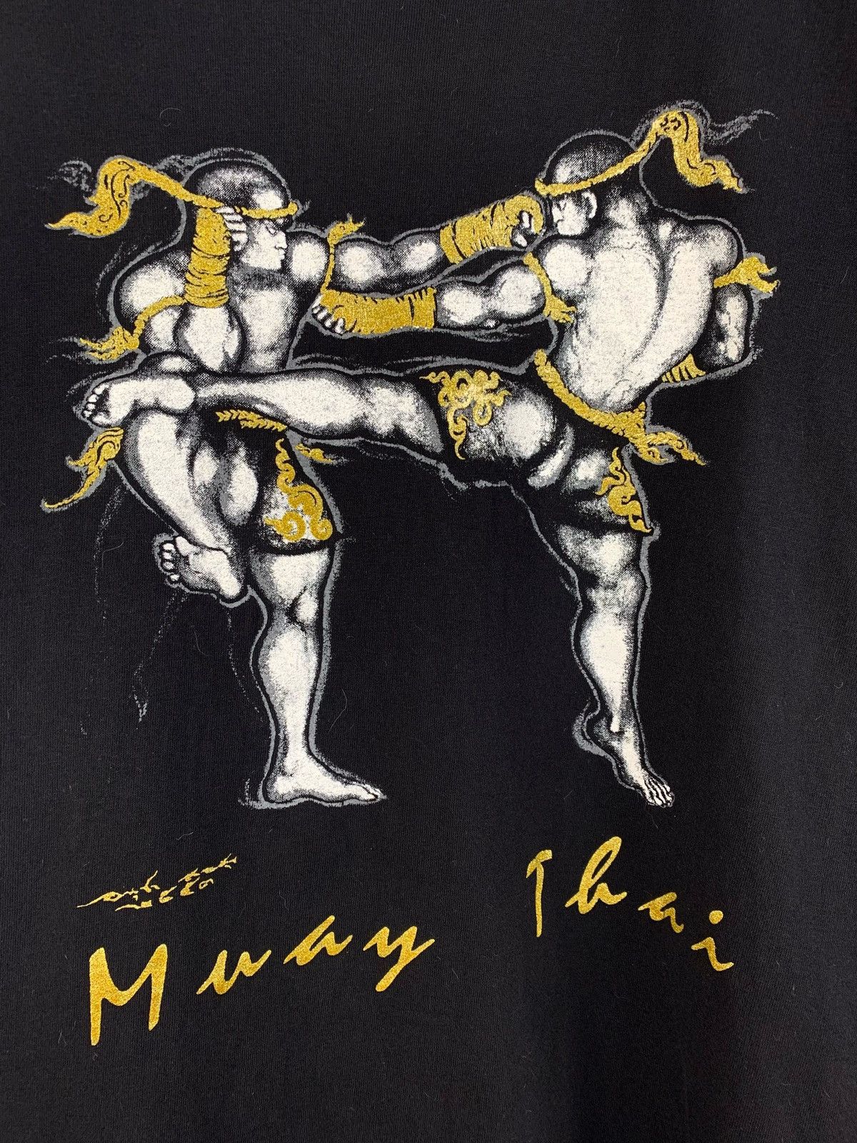 Japanese Brand Vintage Muay Thai Boxing Ultimate Fighting T-Shirt Size US M / EU 48-50 / 2 - 8 Thumbnail