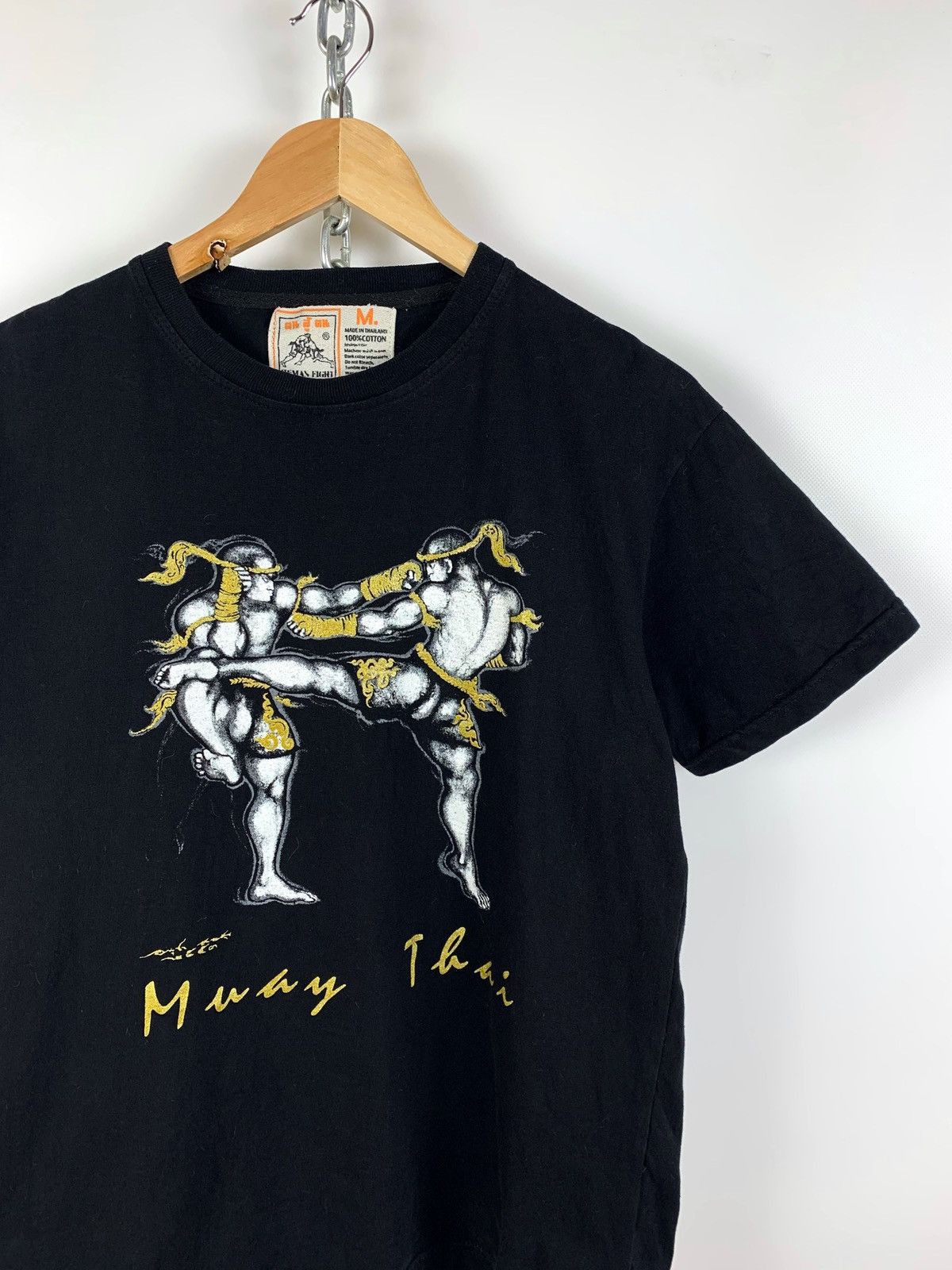 Japanese Brand Vintage Muay Thai Boxing Ultimate Fighting T-Shirt Size US M / EU 48-50 / 2 - 4 Thumbnail