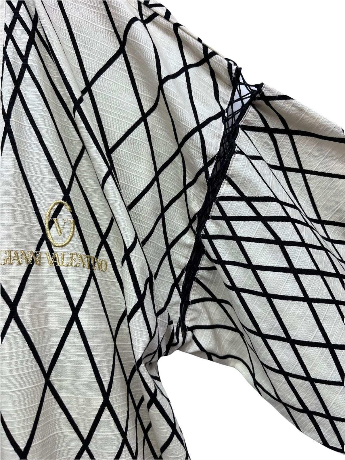 Gianni Valentino 90's GIANNI VALENTINO ITALY Cardigan Kimono Japanese Style Size US M / EU 48-50 / 2 - 11 Thumbnail