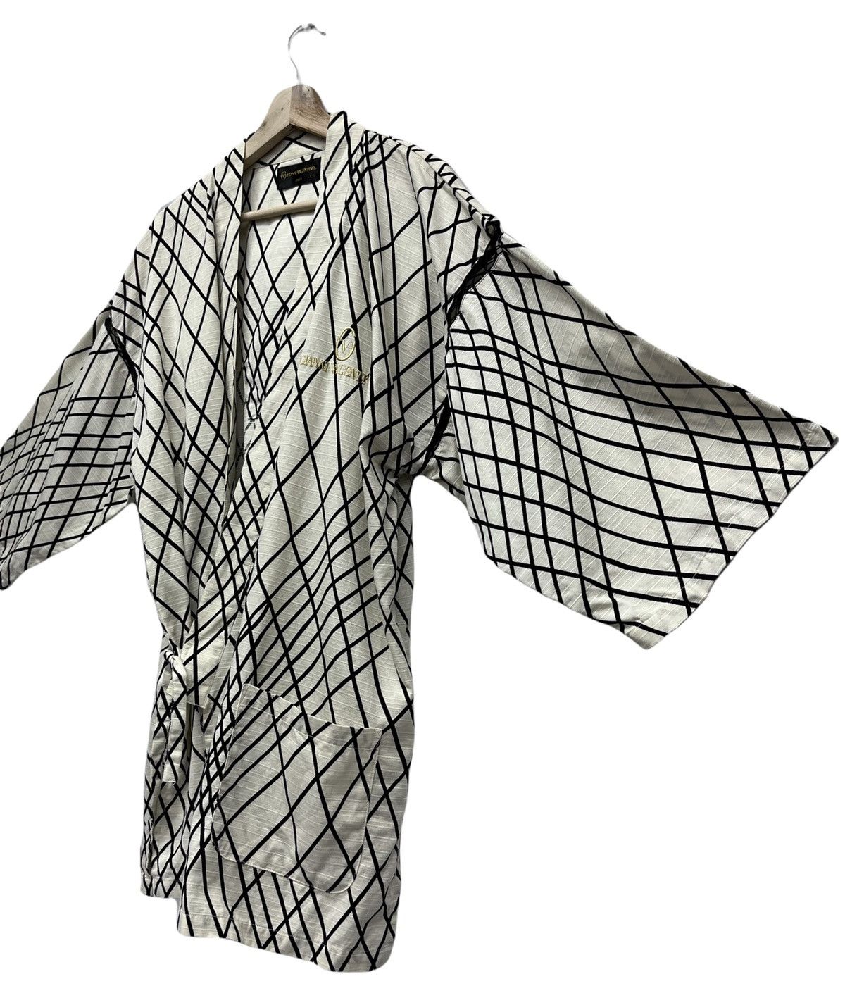 Gianni Valentino 90's GIANNI VALENTINO ITALY Cardigan Kimono Japanese Style Size US M / EU 48-50 / 2 - 2 Thumbnail