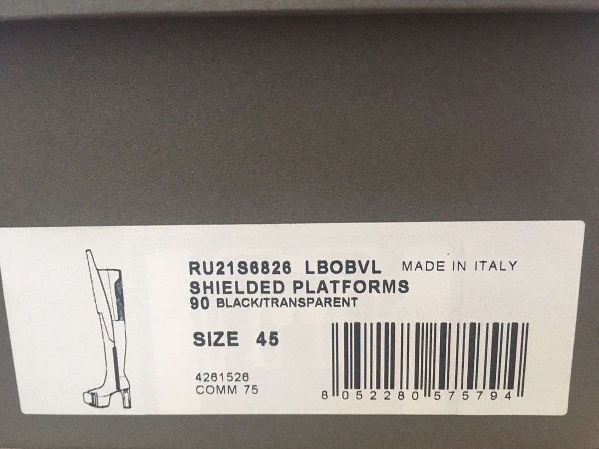 Rick Owens NEW 🔥 SHIELDED BEVEL GRILL KISS BOOT PHLEGETHON PLATFORMS 45 Size US 12 / EU 45 - 17 Thumbnail