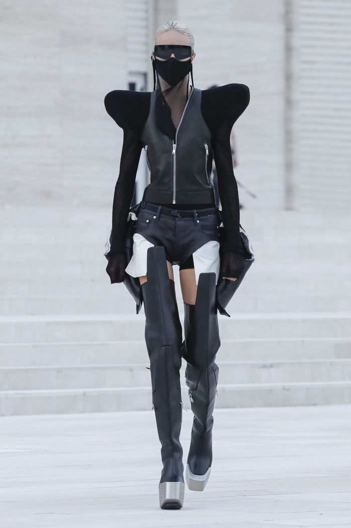 Rick Owens NEW 🔥 SHIELDED BEVEL GRILL KISS BOOT PHLEGETHON PLATFORMS 45 Size US 12 / EU 45 - 6 Thumbnail