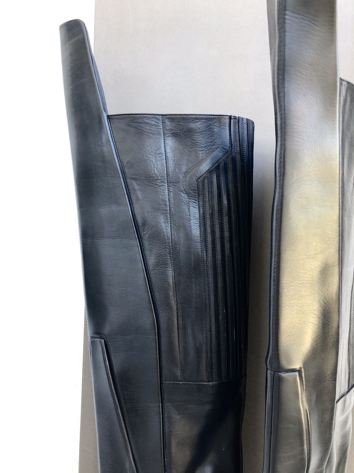 Rick Owens NEW 🔥 SHIELDED BEVEL GRILL KISS BOOT PHLEGETHON PLATFORMS 45 Size US 12 / EU 45 - 12 Thumbnail