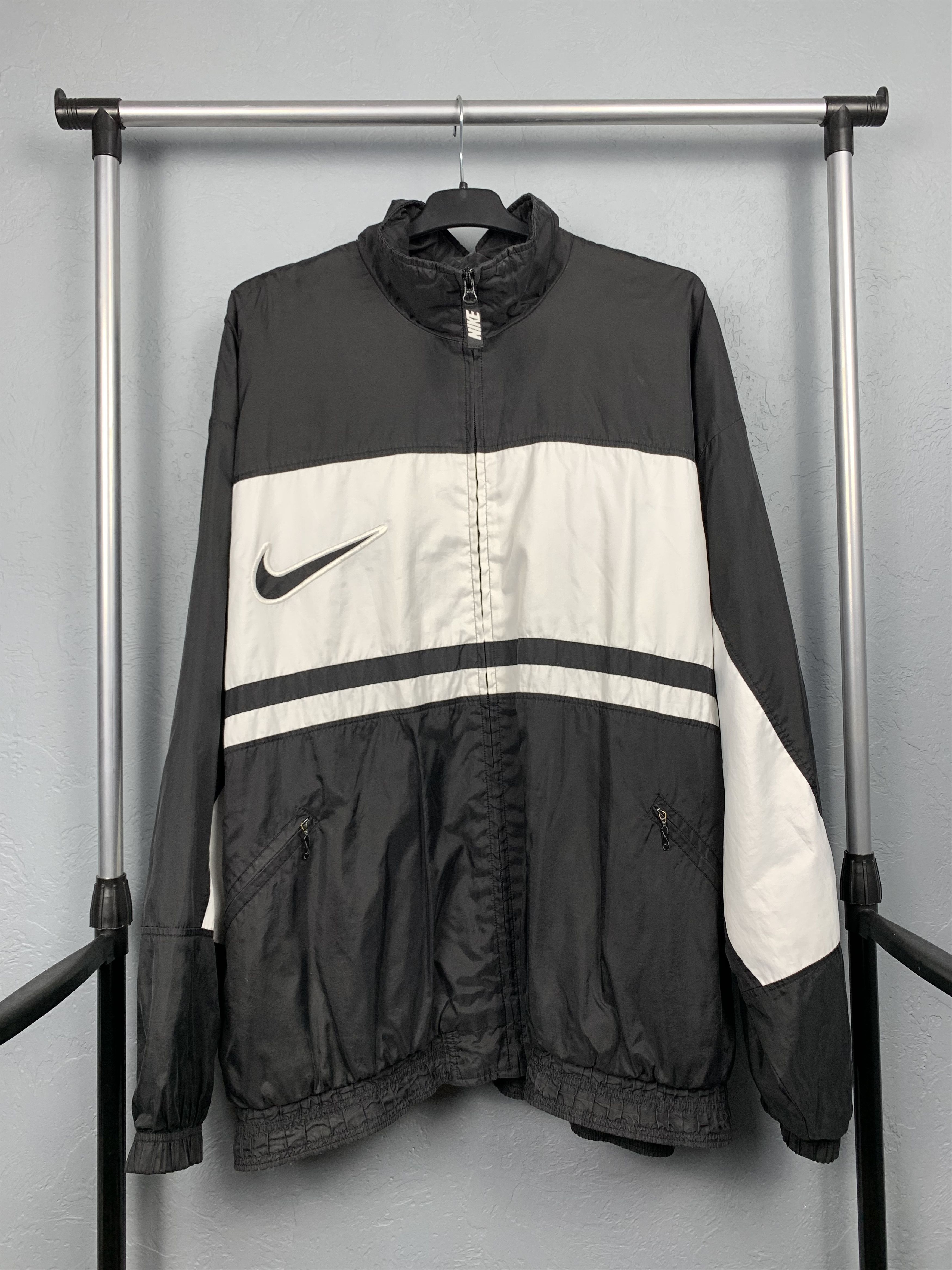 Nike Vintage Mens Big Swoosh Jacket Windbreaker