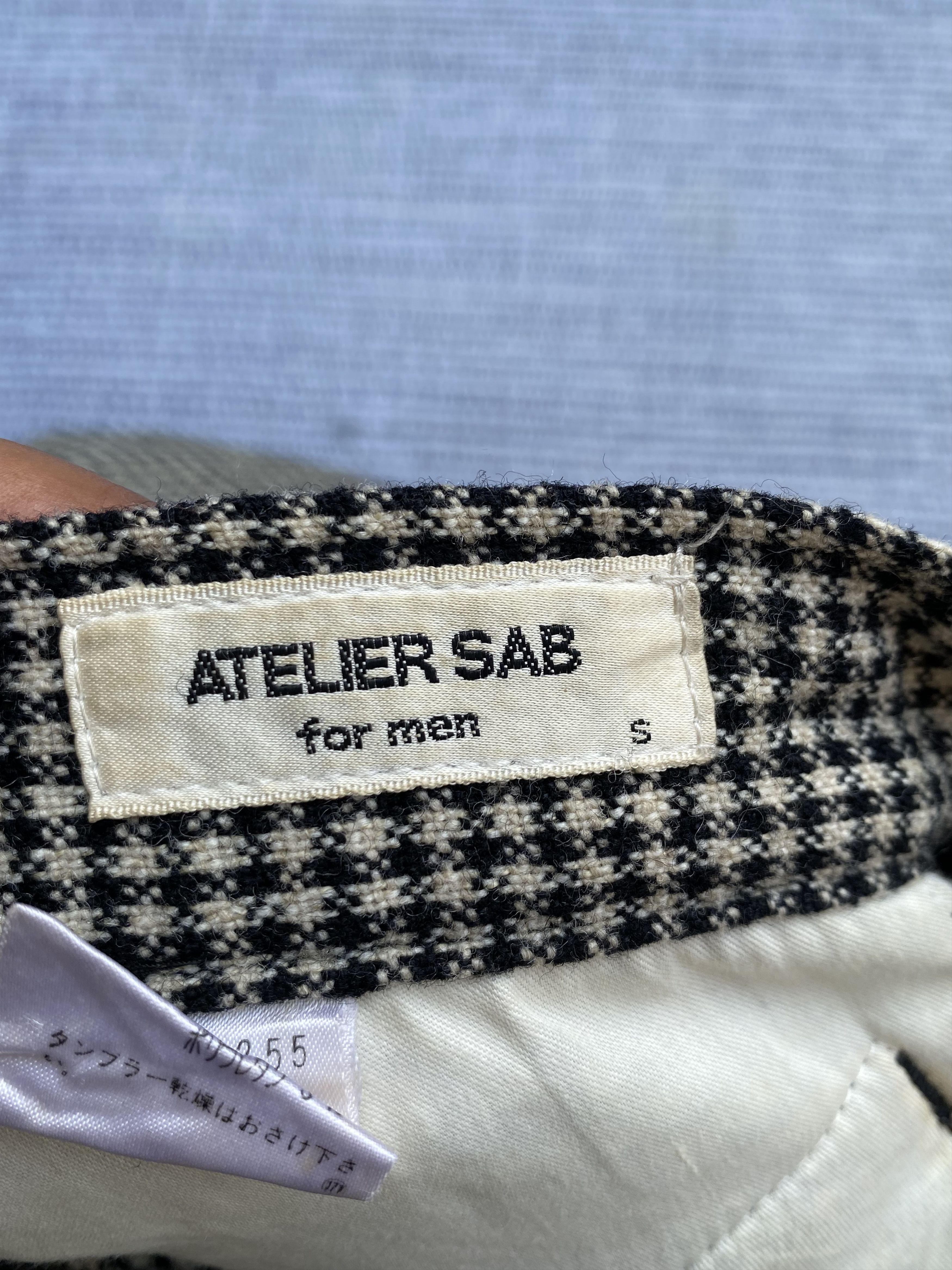 Japanese Brand atelier sab wool pants Size US 30 / EU 46 - 6 Thumbnail