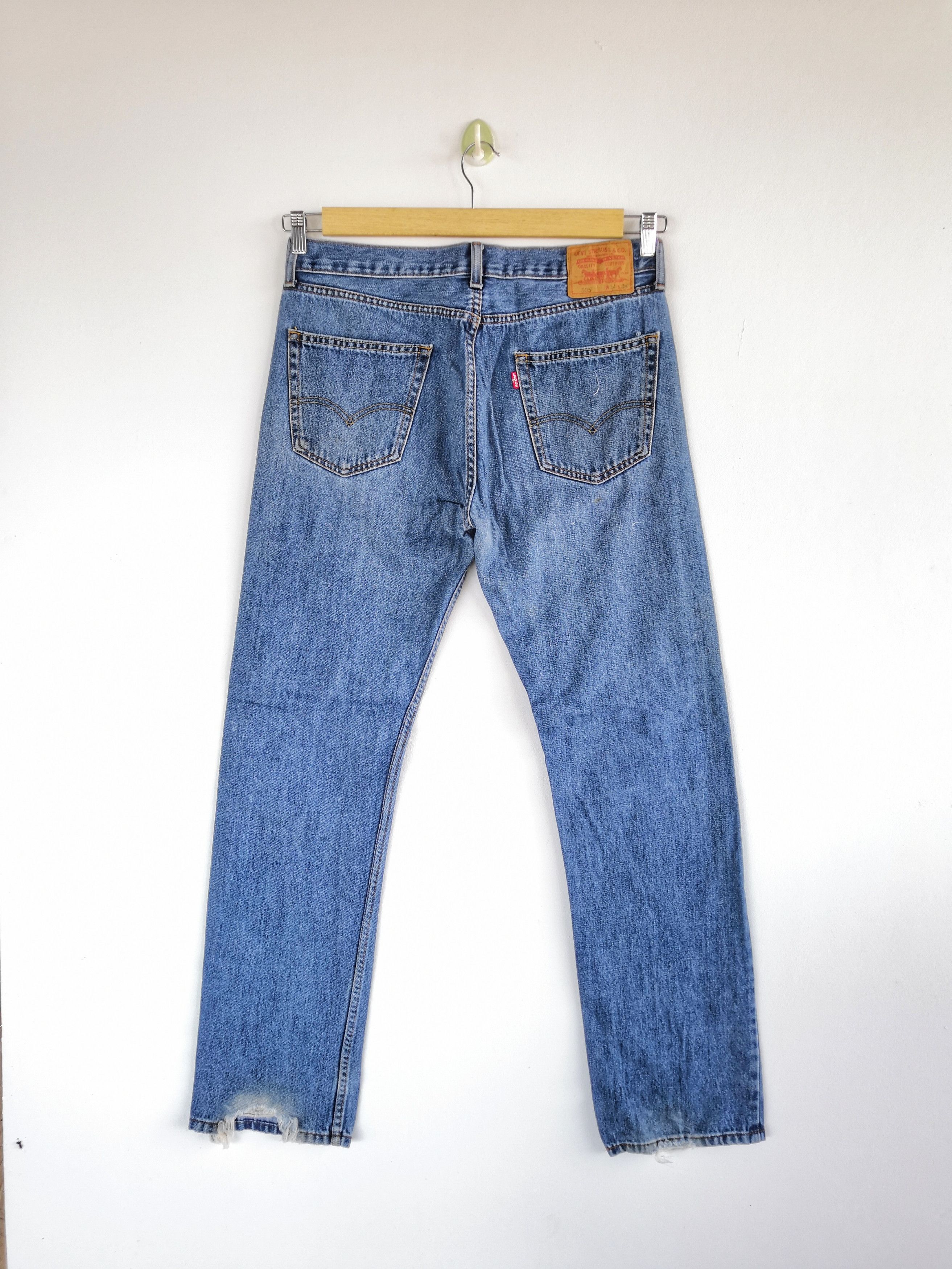 Levi's Vintage LVC Y2K Levis Jeans Blue Levi's 505 Faded Denim Size US 34 / EU 50 - 2 Thumbnail