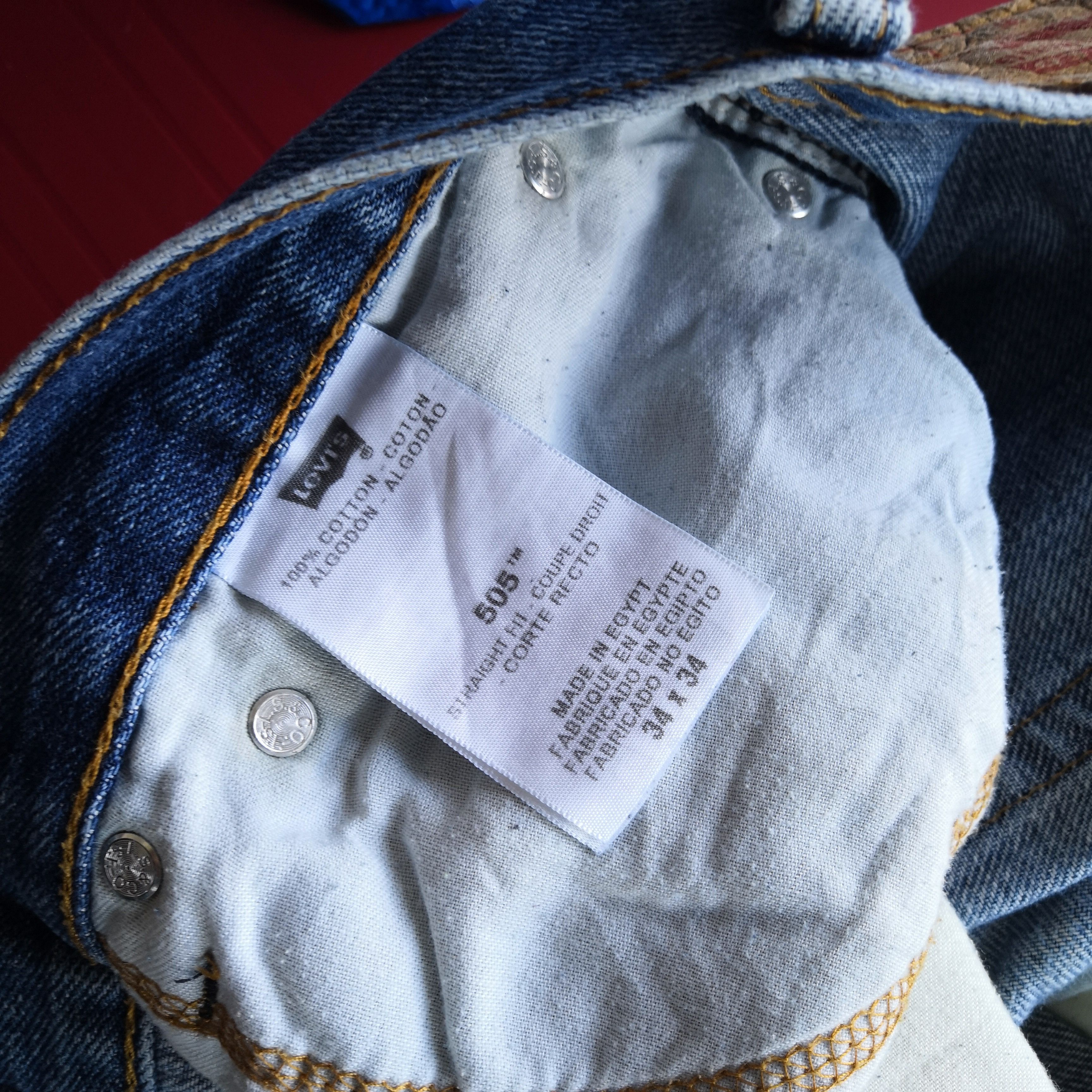 Levi's Vintage LVC Y2K Levis Jeans Blue Levi's 505 Faded Denim Size US 34 / EU 50 - 10 Thumbnail
