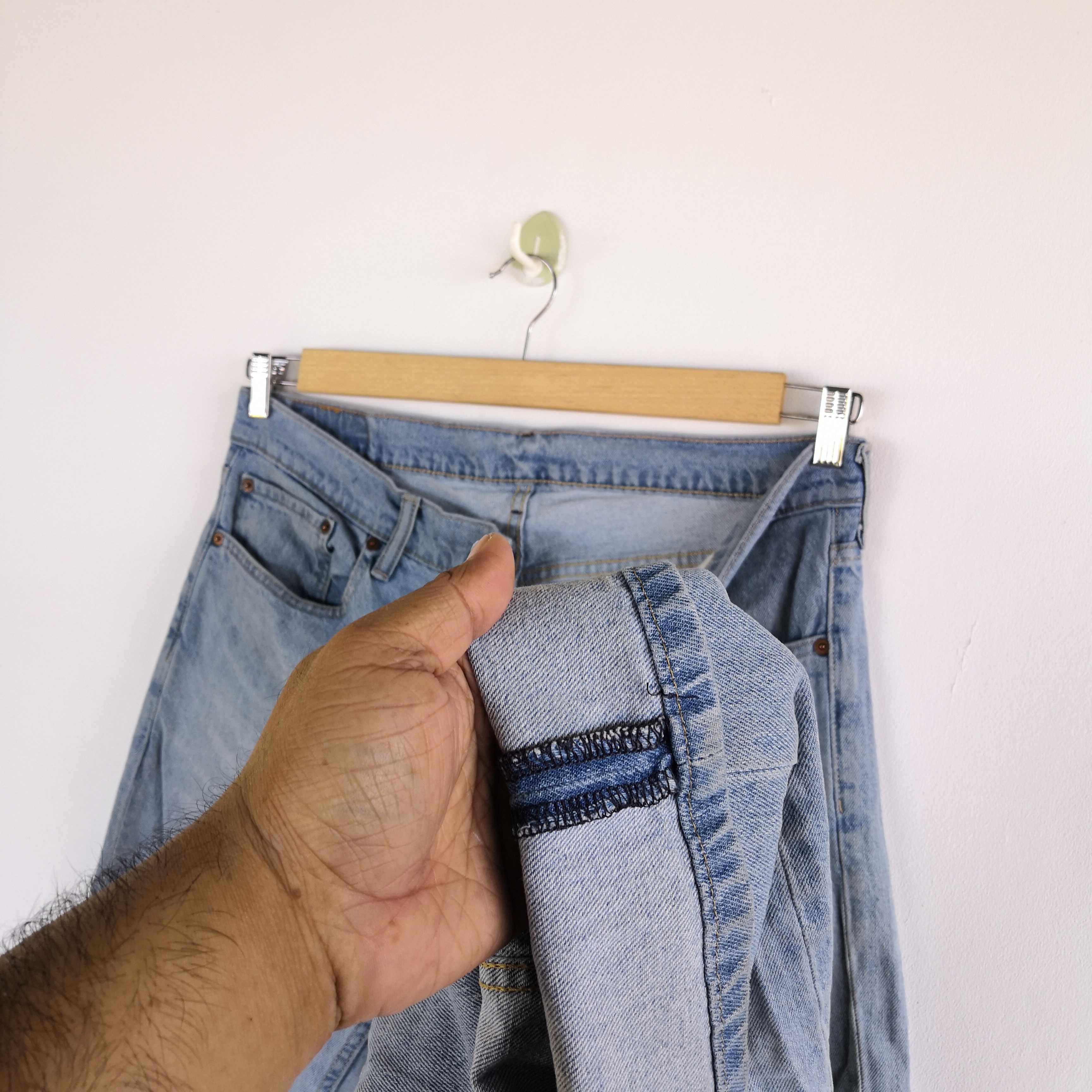 Levi's Vintage Levis Sun Faded Jeans Levi's Light Wash Denim Size US 34 / EU 50 - 10 Thumbnail