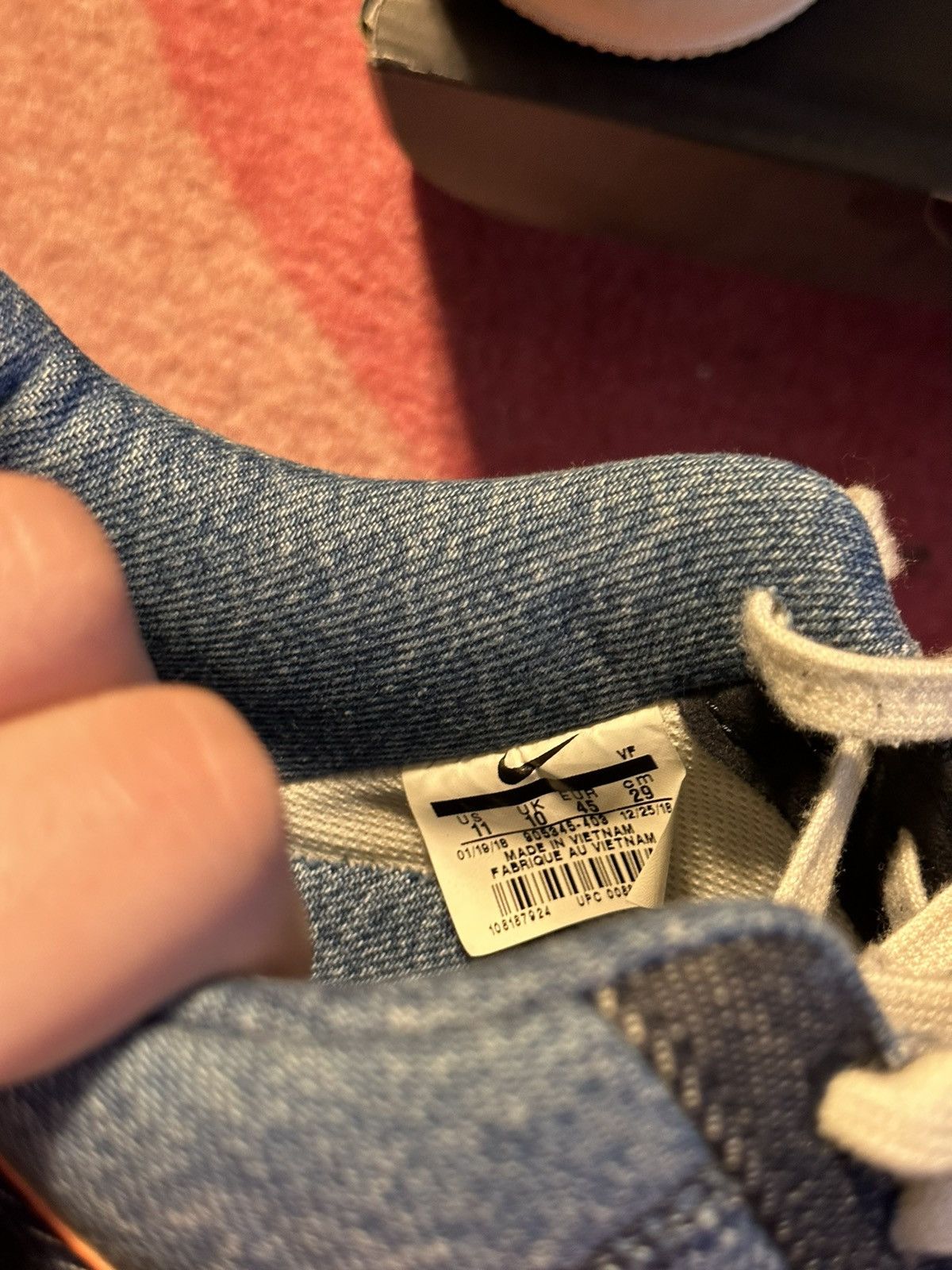 3x1 × Nike Nike Air Force 3x1 Denim Stonewash Size US 11 / EU 44 - 7 Thumbnail