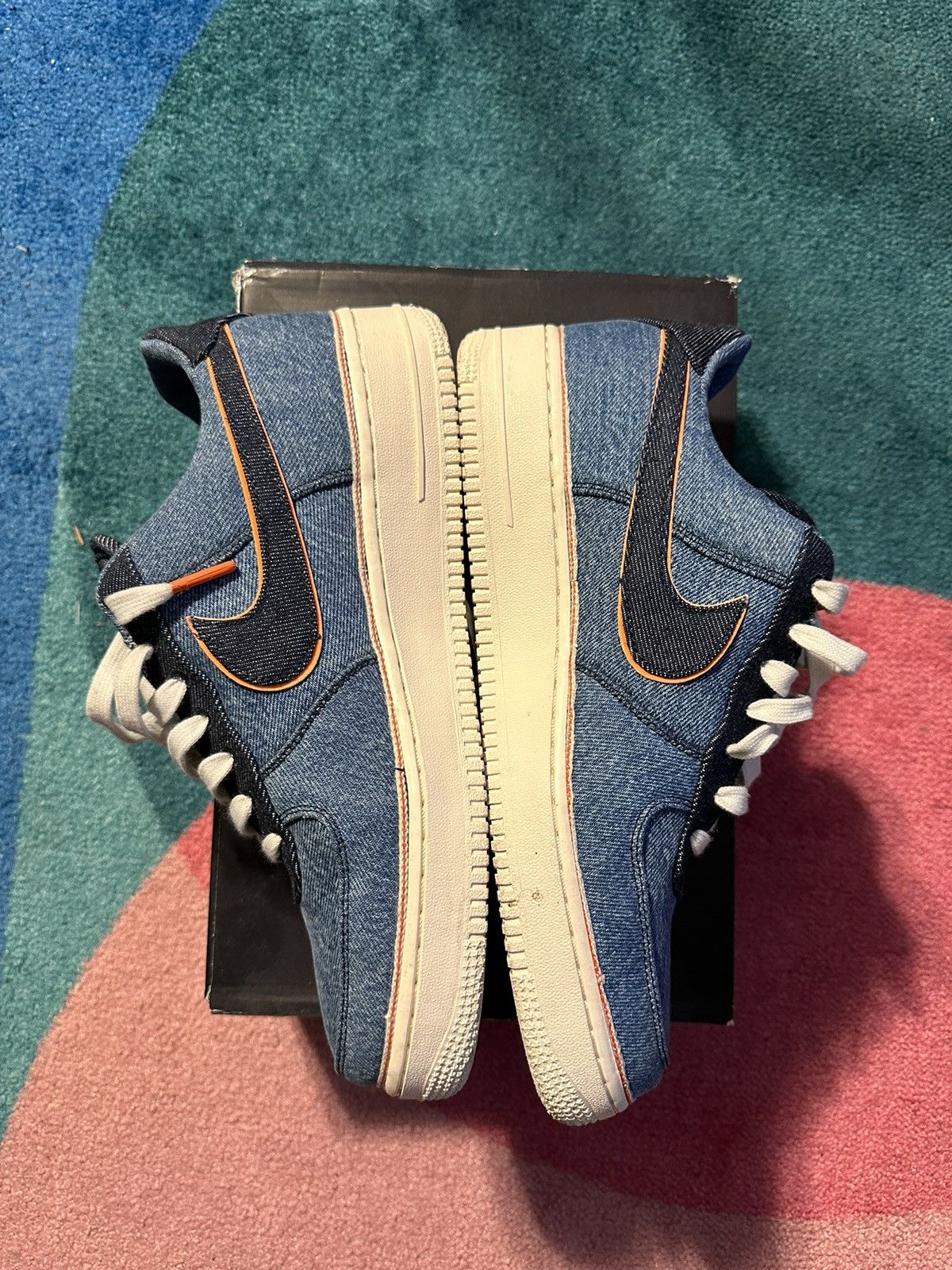 3x1 × Nike Nike Air Force 3x1 Denim Stonewash Size US 11 / EU 44 - 3 Thumbnail