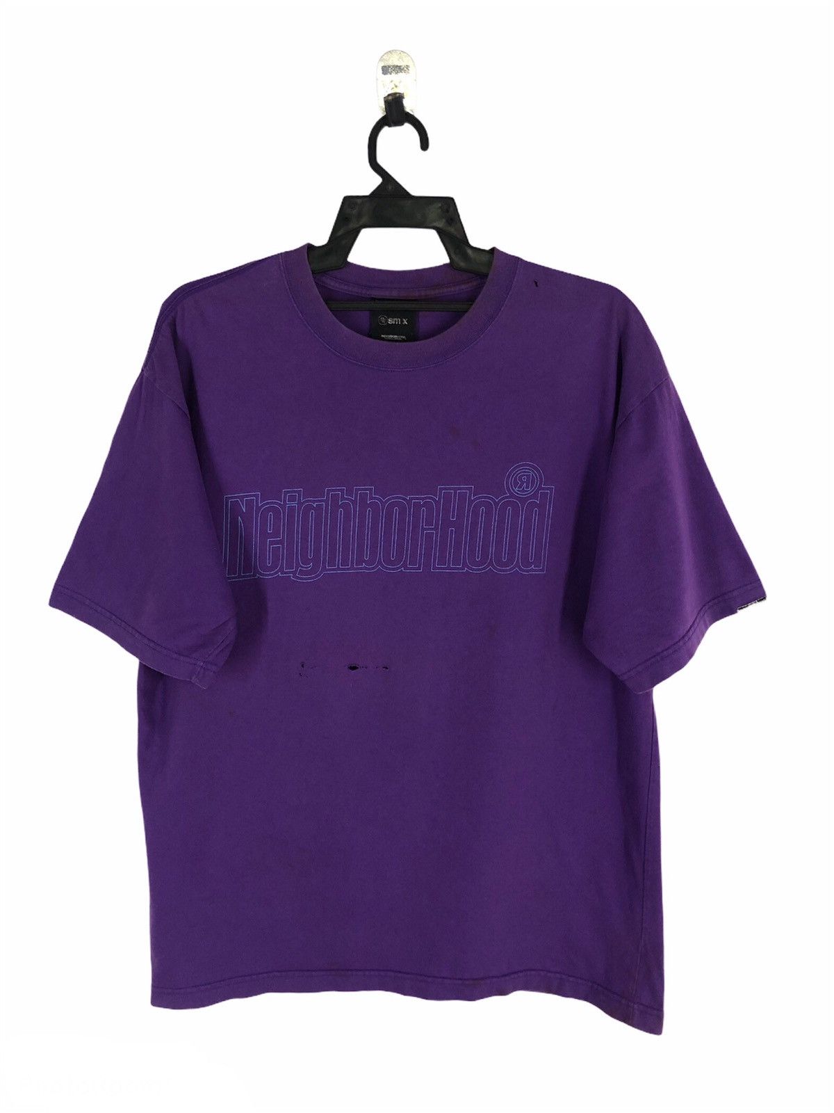 Japanese Brand × Neighborhood Rare Vintage Neighborhood Big Spellout Printed Tshirt Size US M / EU 48-50 / 2 - 1 Thumbnail