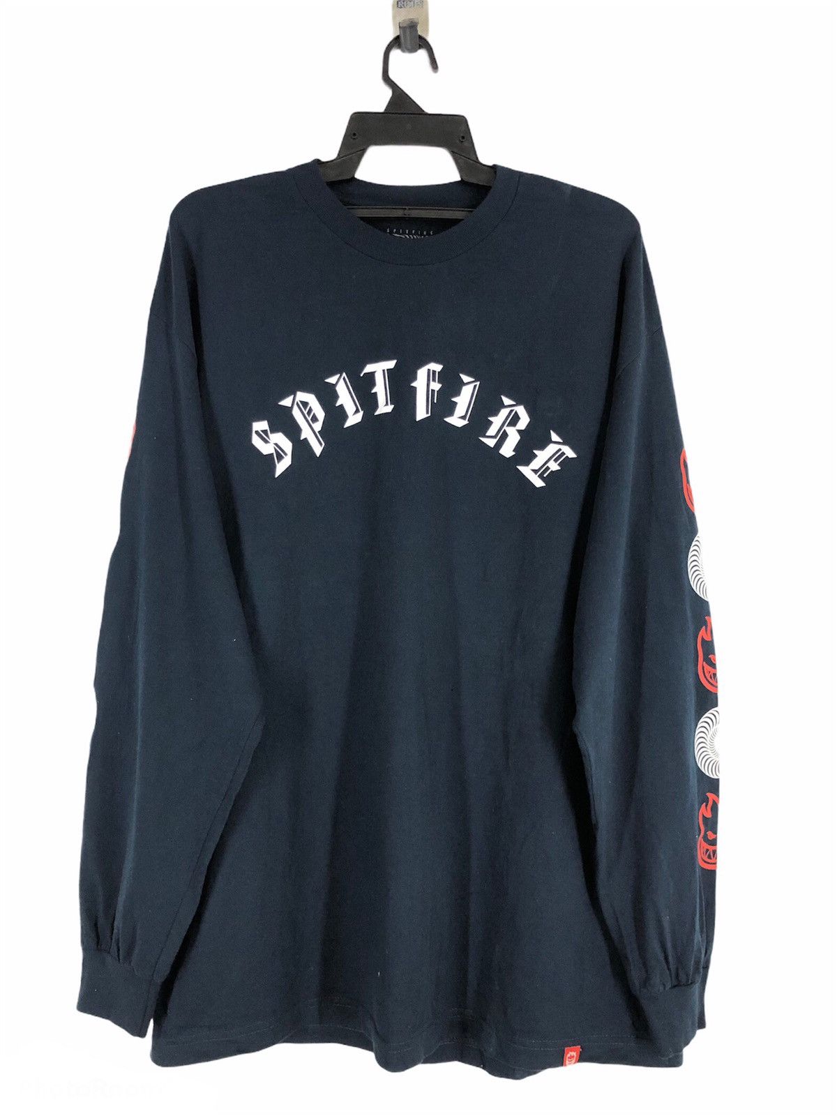 Spitfire Vintage Spitfire Ride The Fire Skateboard Long Sleeve Shirt Size US XL / EU 56 / 4 - 1 Thumbnail