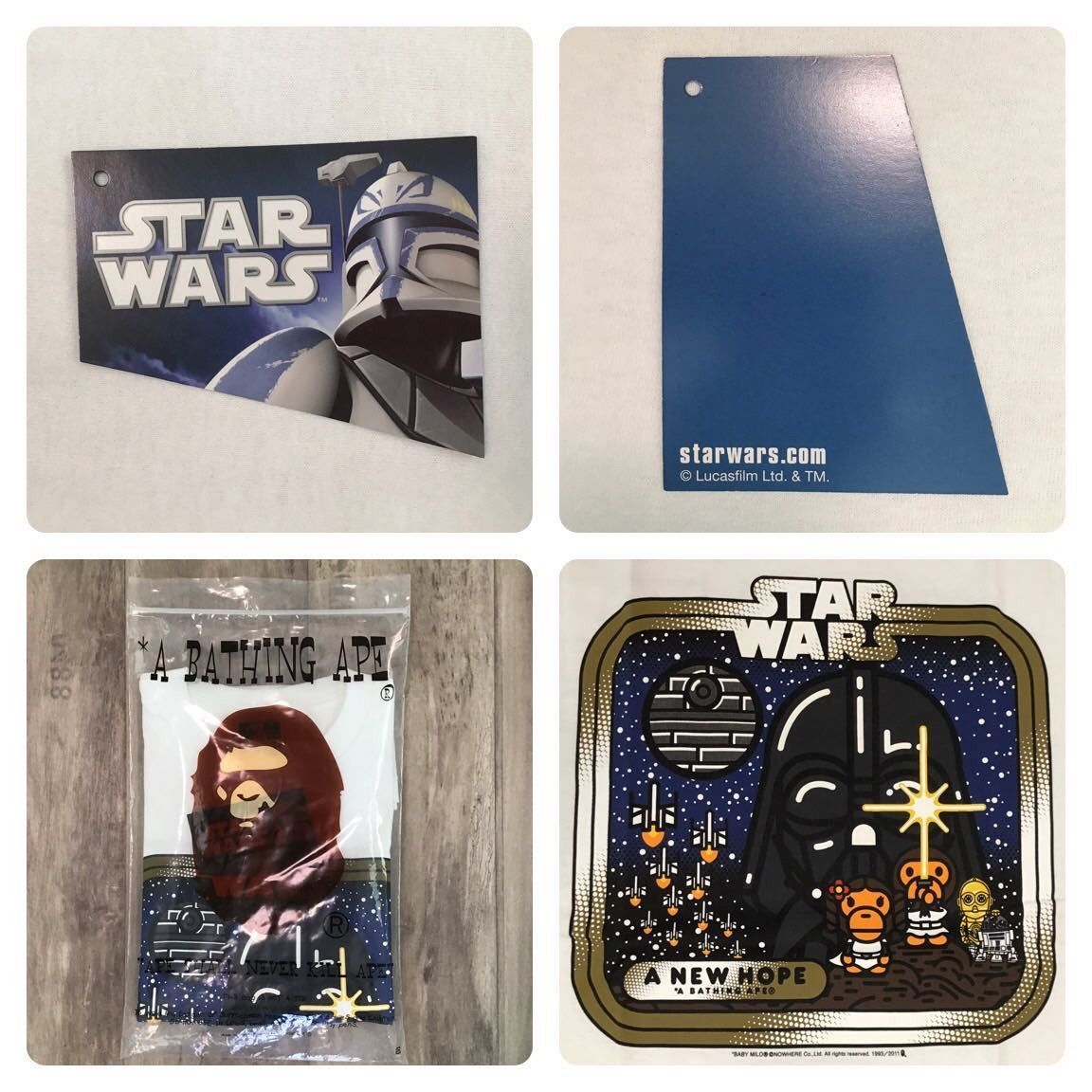 Bape × Star Wars BAPE × starwars Milo Lisa Darth Vader T-shirt a bathing ape Size US S / EU 44-46 / 1 - 7 Thumbnail