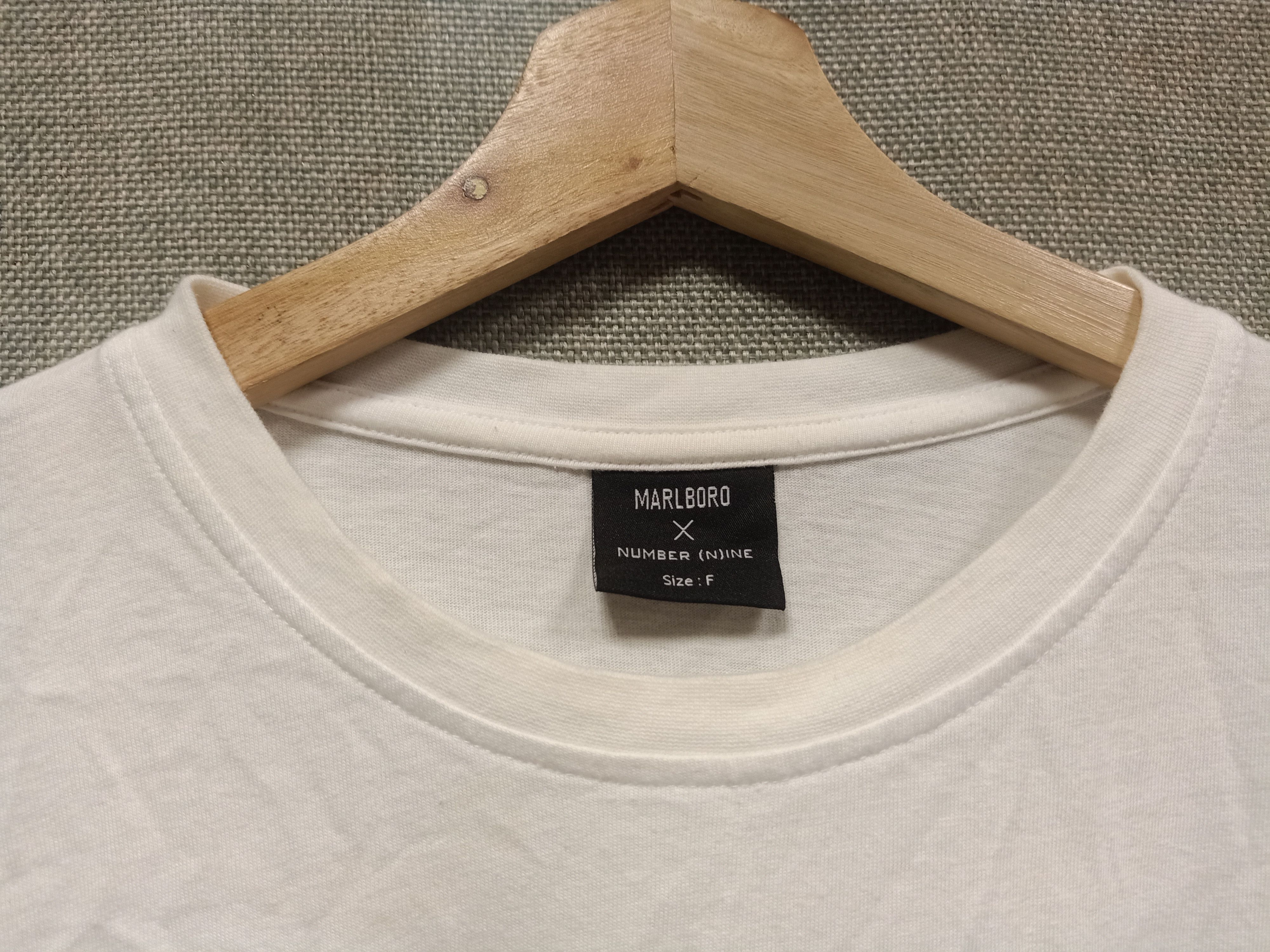 Number (N)ine t shirt number(n)ine marlboro Size US L / EU 52-54 / 3 - 3 Thumbnail