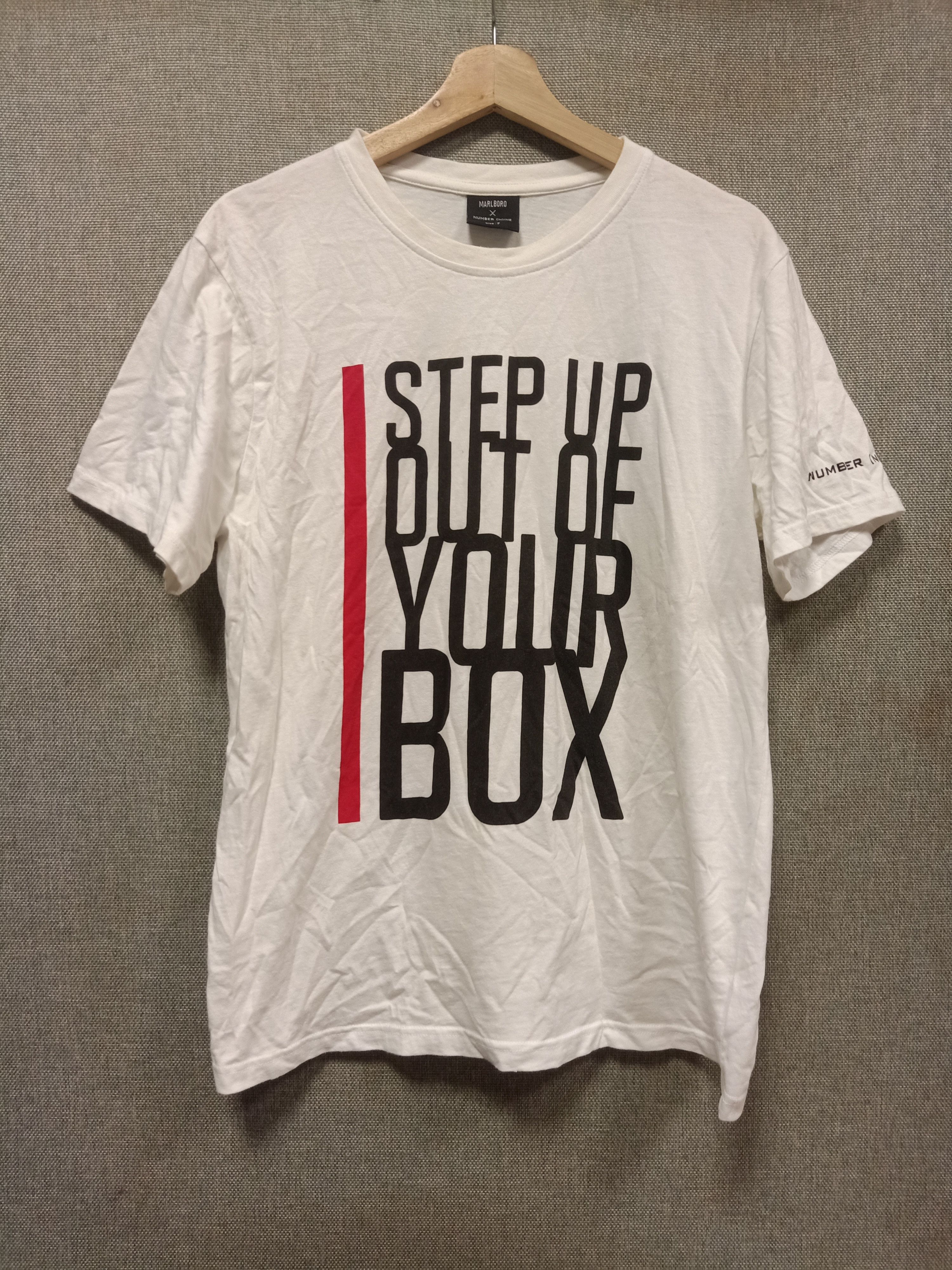Number (N)ine t shirt number(n)ine marlboro Size US L / EU 52-54 / 3 - 1 Thumbnail