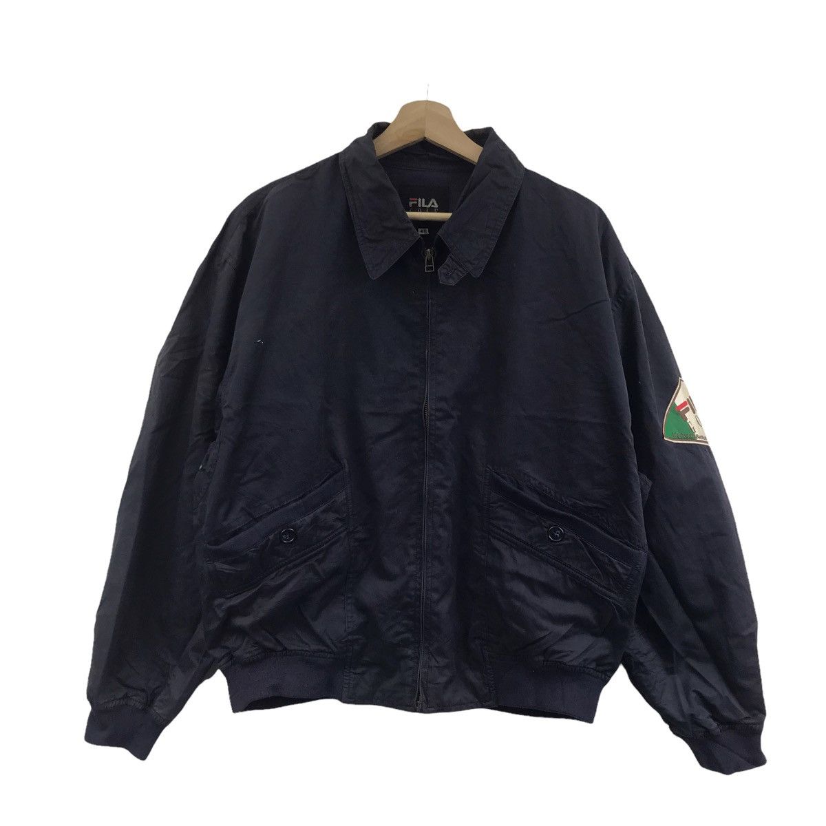 Fila FILA GOLF Biella Italia Embroidered Sport Black BomberJacket Size US XL / EU 56 / 4 - 3 Thumbnail