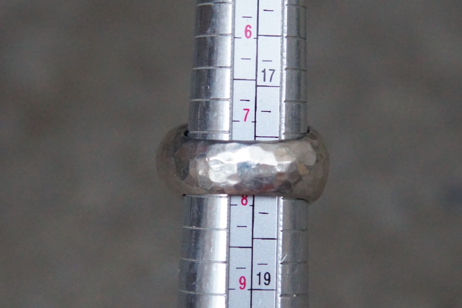 Other Vintage Sterling Silver Ring 7.75 Green Modern Brutalist Size ONE SIZE - 12 Thumbnail