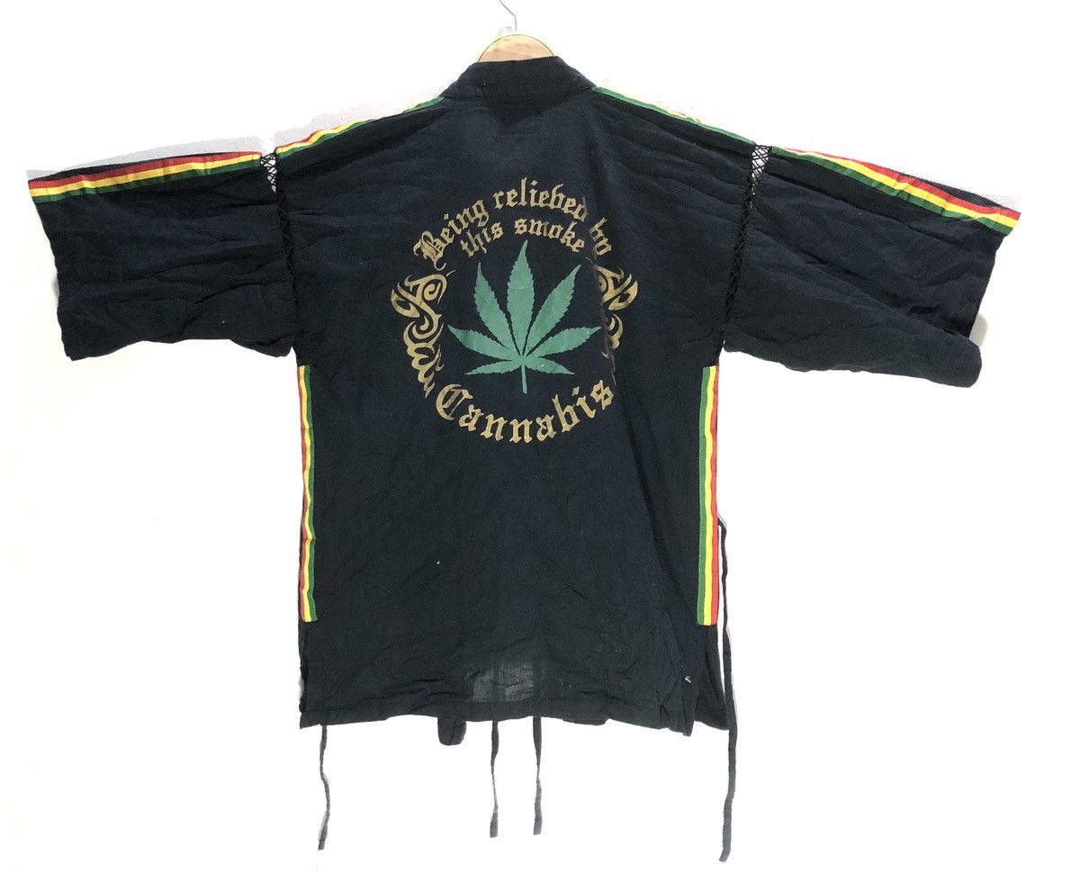Bob Marley REGAE edition CANNABIS KIMONO Rasta stripe Size US M / EU 48-50 / 2 - 1 Thumbnail