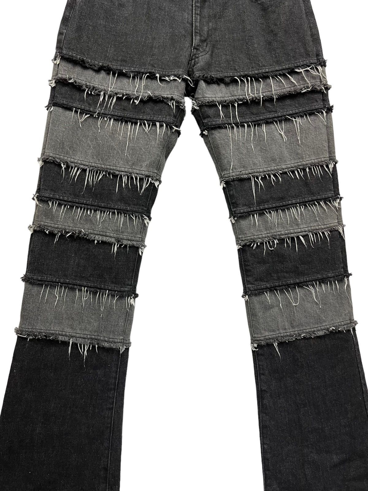 Pro Edge FYE🔥Released Hem Panel Hagi Patchwork Vintage Flare Denim🔥 Size US 30 / EU 46 - 4 Thumbnail