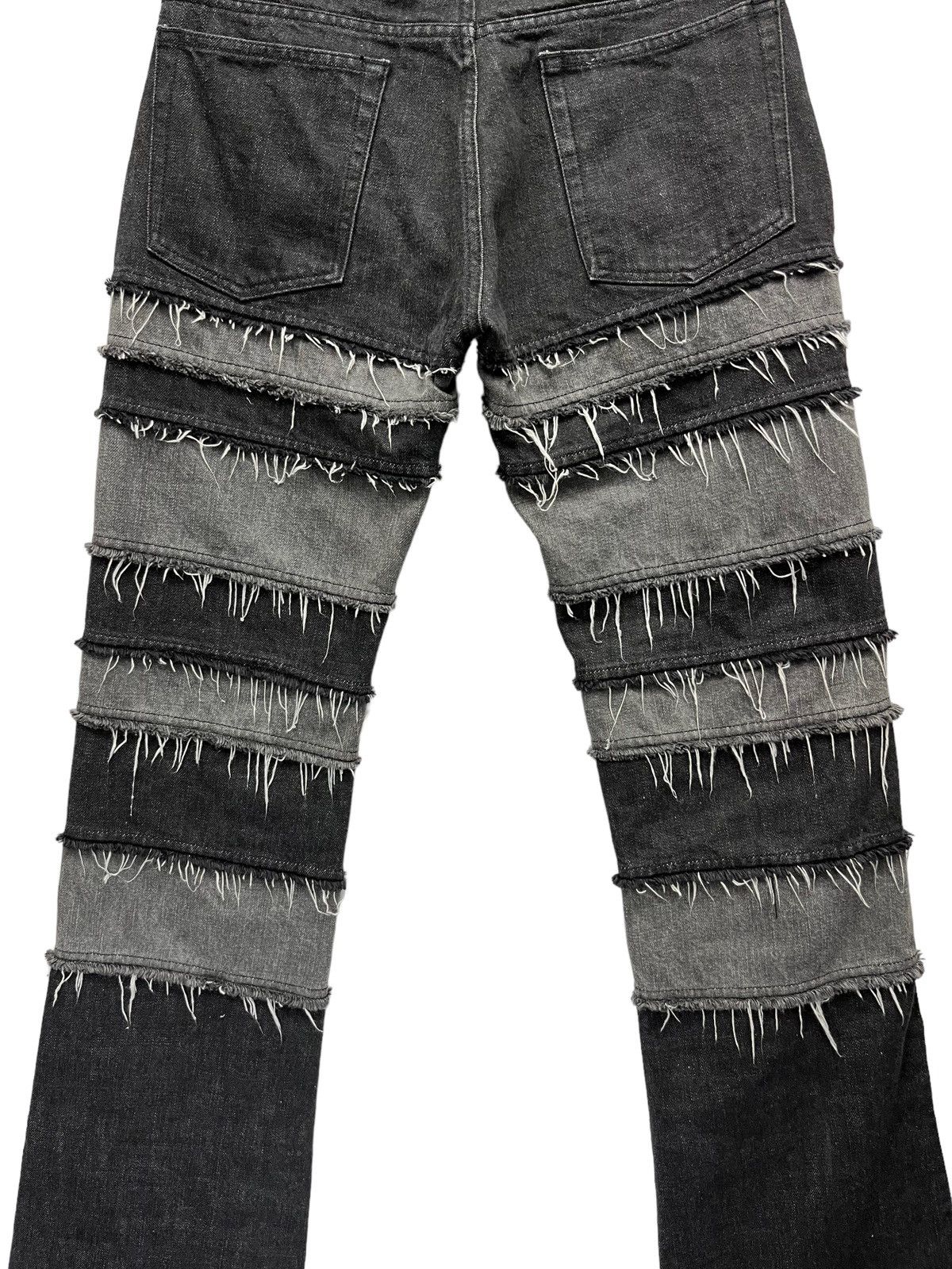 Pro Edge FYE🔥Released Hem Panel Hagi Patchwork Vintage Flare Denim🔥 Size US 30 / EU 46 - 7 Thumbnail