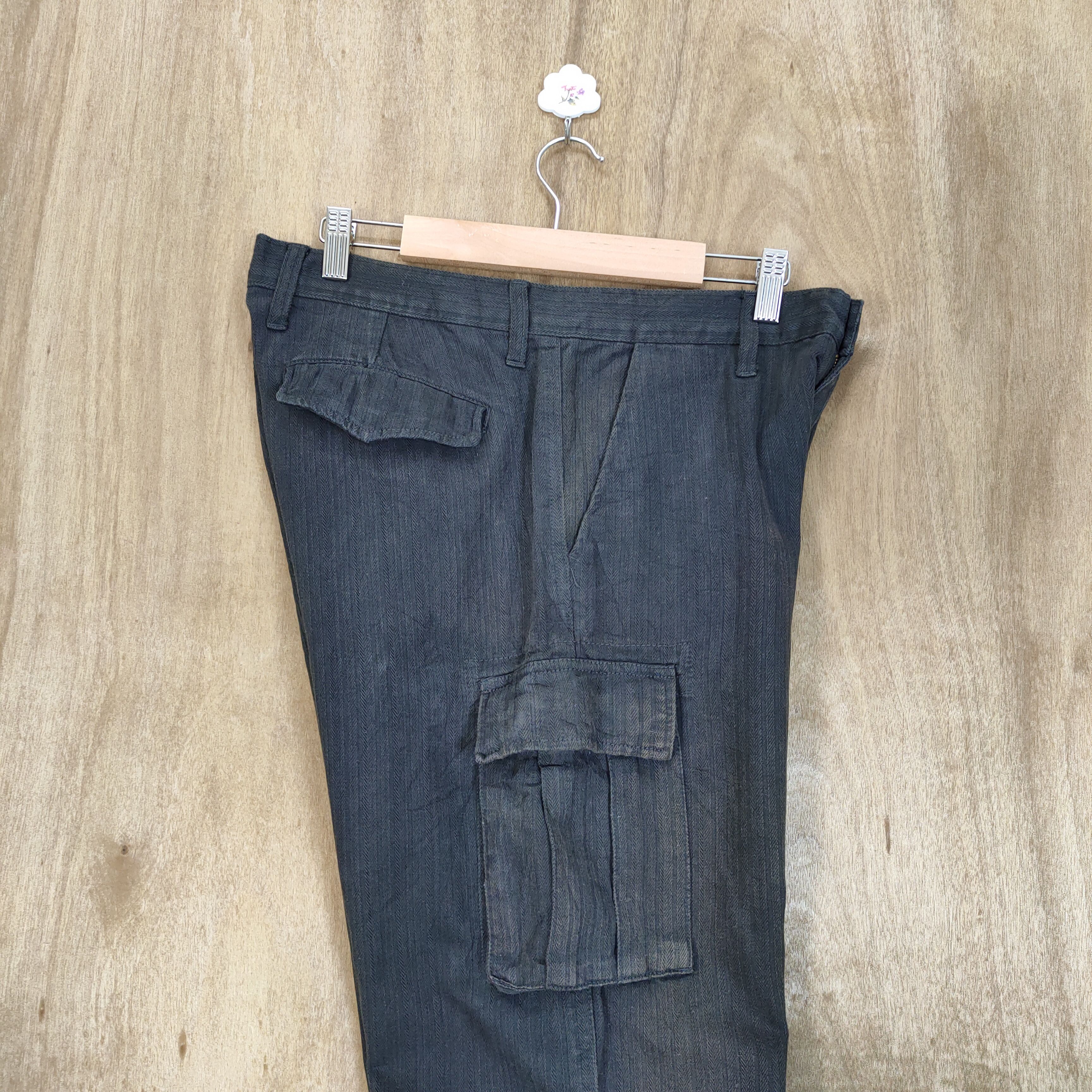 Japanese Brand × Vision Streetwear VAN DEN HOODEN BLACK CARGO PANTS Size US 32 / EU 48 - 8 Thumbnail