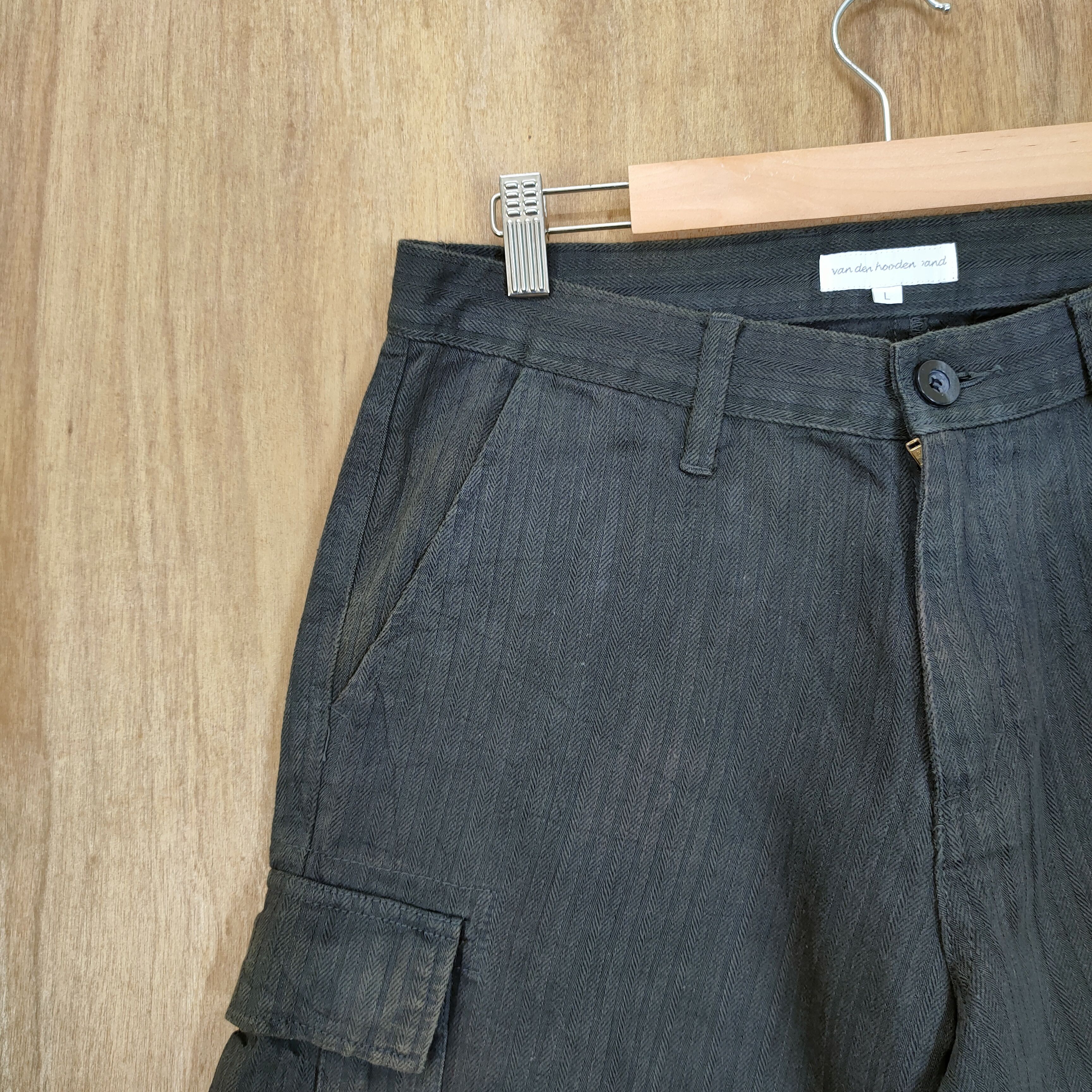 Japanese Brand × Vision Streetwear VAN DEN HOODEN BLACK CARGO PANTS Size US 32 / EU 48 - 4 Thumbnail