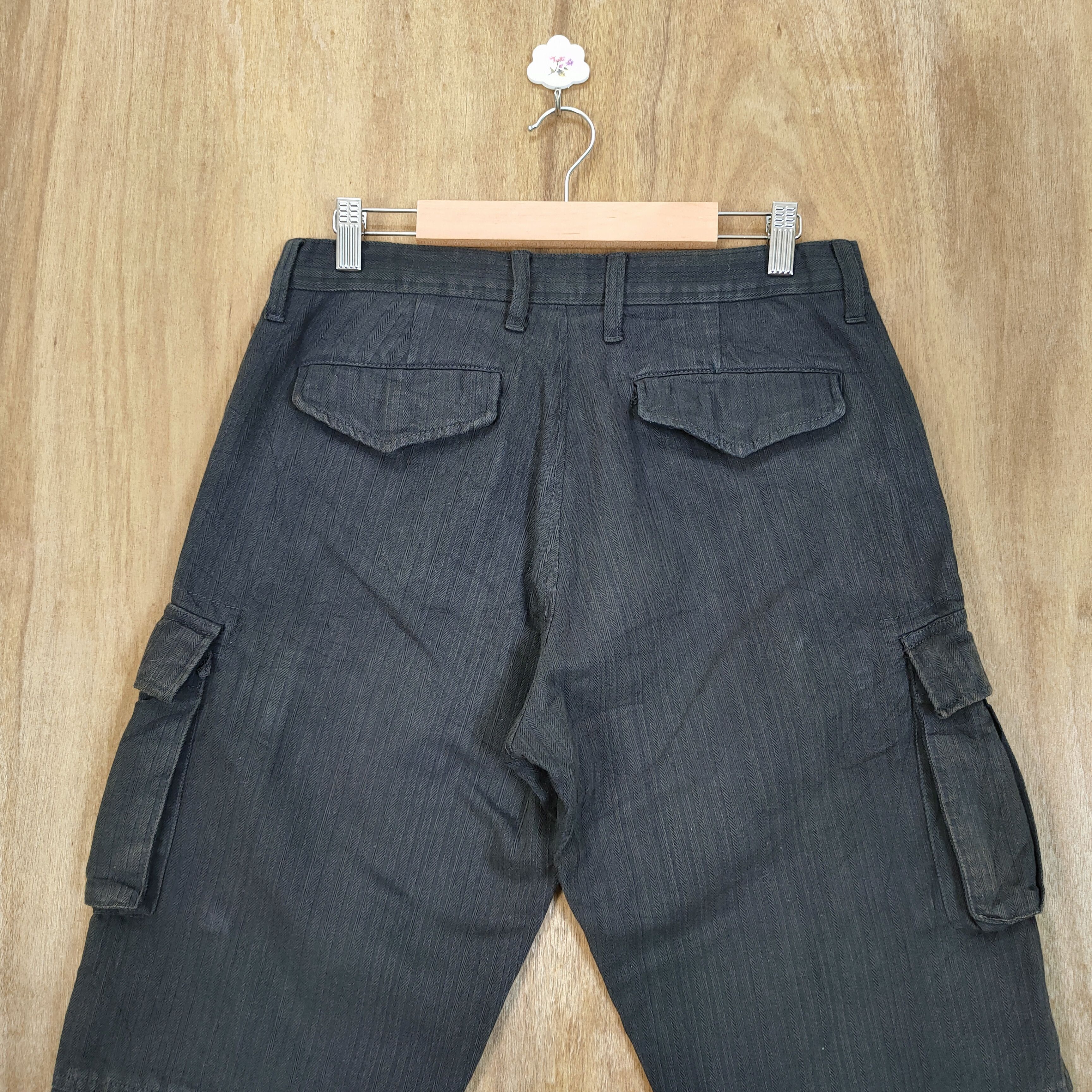 Japanese Brand × Vision Streetwear VAN DEN HOODEN BLACK CARGO PANTS Size US 32 / EU 48 - 11 Thumbnail