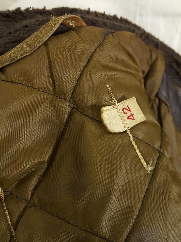 Schott Vtg. Schott G-1 Leather Quilted Lined Flight Aviator Jacket Size US L / EU 52-54 / 3 - 7 Thumbnail