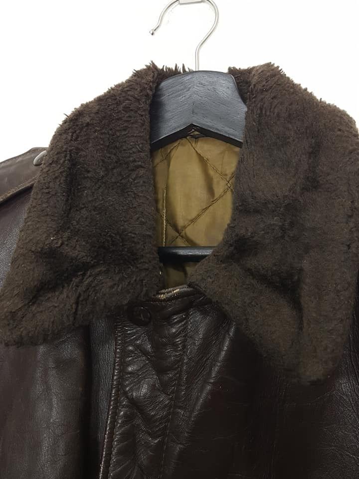Schott Vtg. Schott G-1 Leather Quilted Lined Flight Aviator Jacket Size US L / EU 52-54 / 3 - 15 Thumbnail