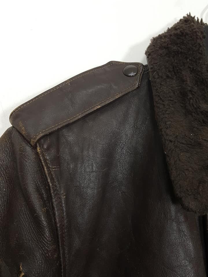 Schott Vtg. Schott G-1 Leather Quilted Lined Flight Aviator Jacket Size US L / EU 52-54 / 3 - 16 Thumbnail