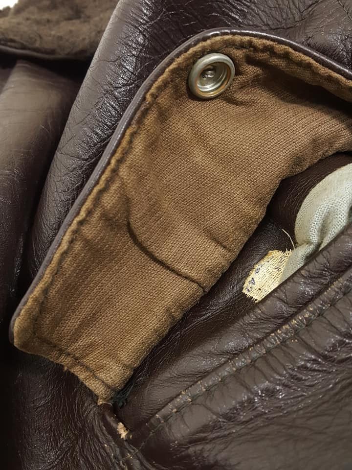 Schott Vtg. Schott G-1 Leather Quilted Lined Flight Aviator Jacket Size US L / EU 52-54 / 3 - 9 Thumbnail
