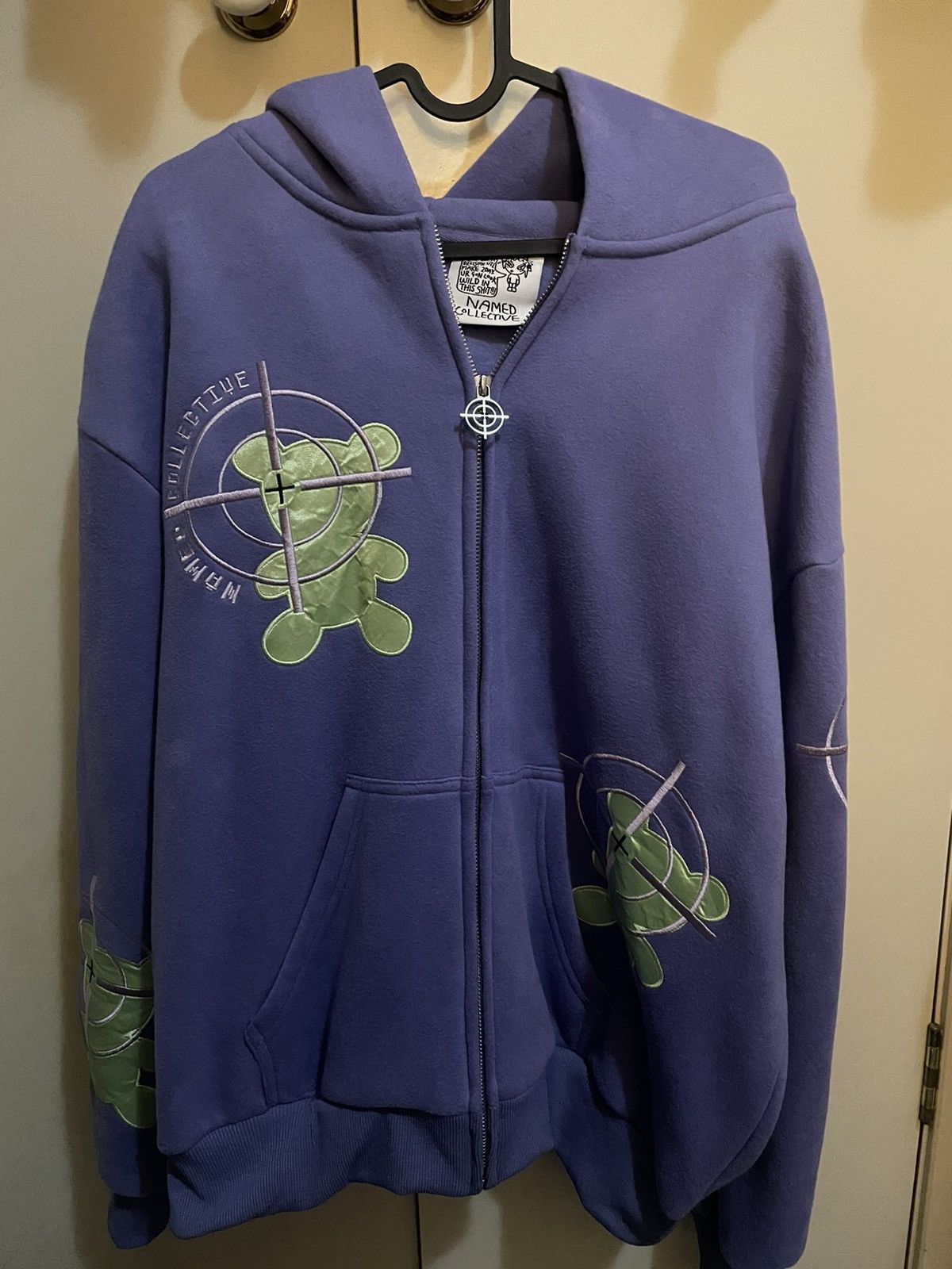 image of Named Collective Gamer Zip Hoodie in Purple, Men's (Size Medium)