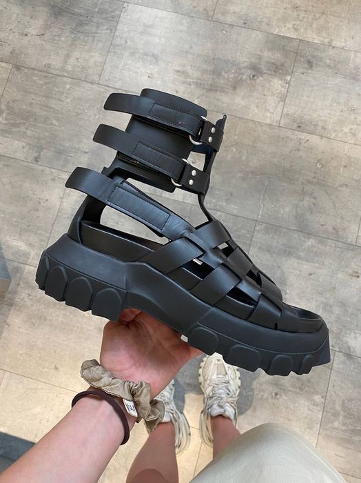 大口注文 【美品】RICK OWENS リックオウエンス Tractor Sandal - 靴