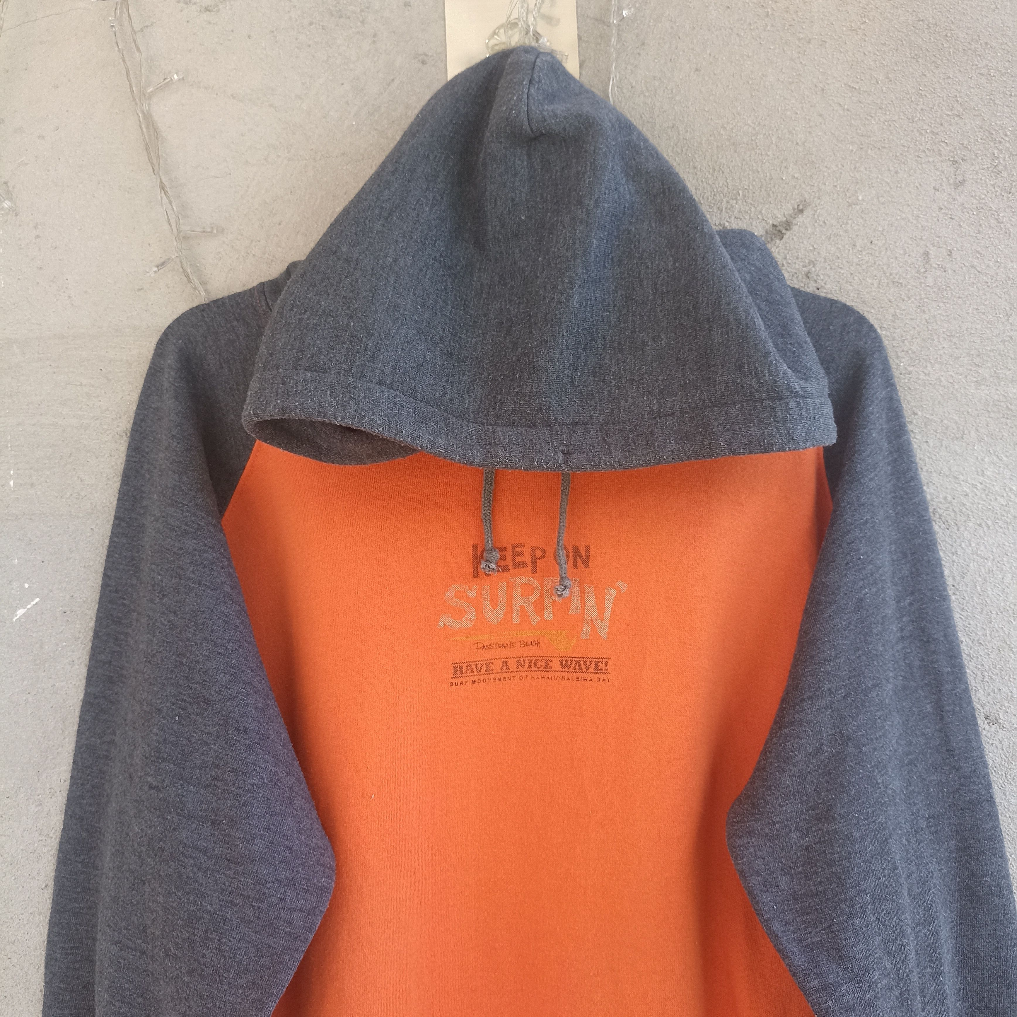 Japanese Brand Keep On Surfing Orange Hoodie Size US L / EU 52-54 / 3 - 2 Thumbnail
