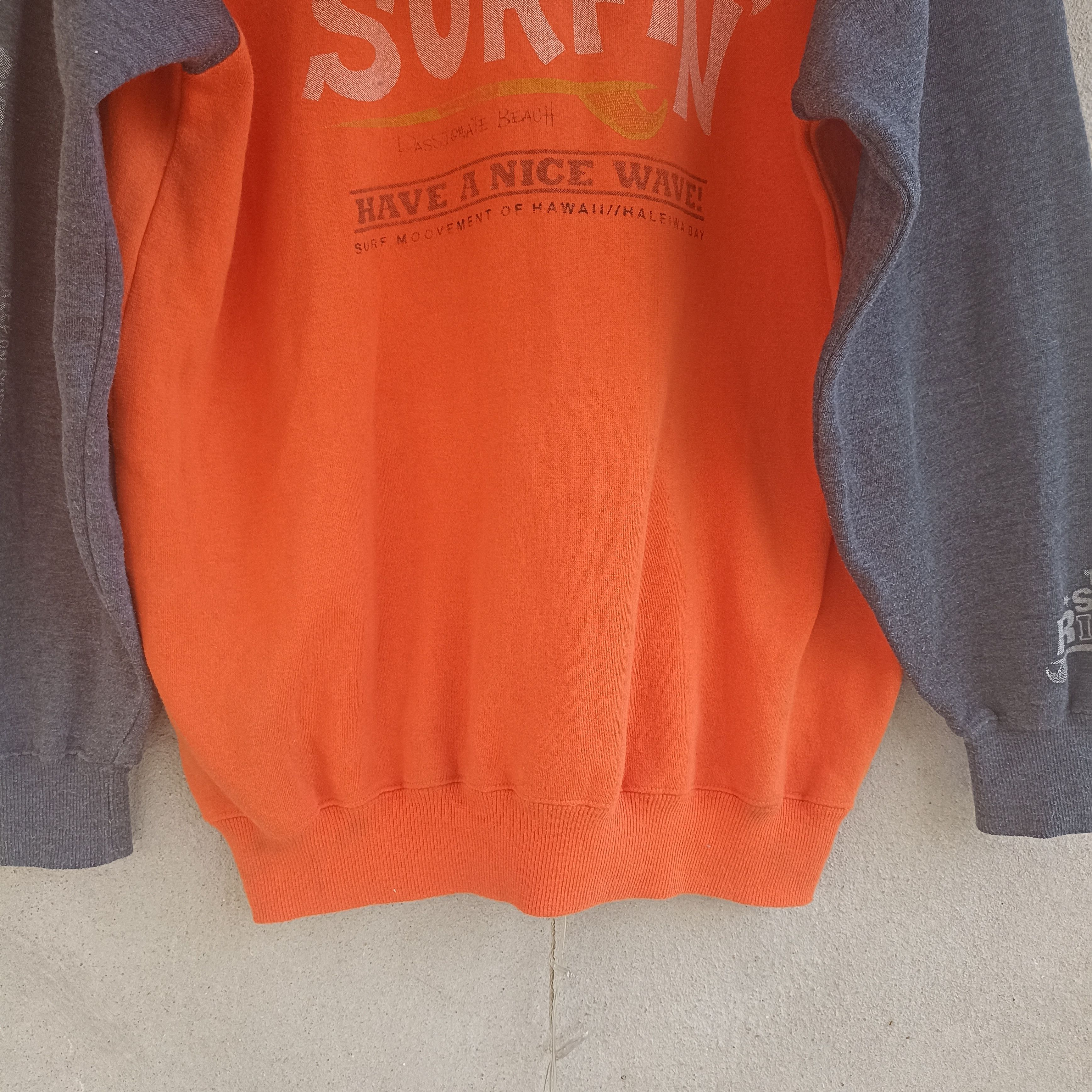 Japanese Brand Keep On Surfing Orange Hoodie Size US L / EU 52-54 / 3 - 10 Thumbnail
