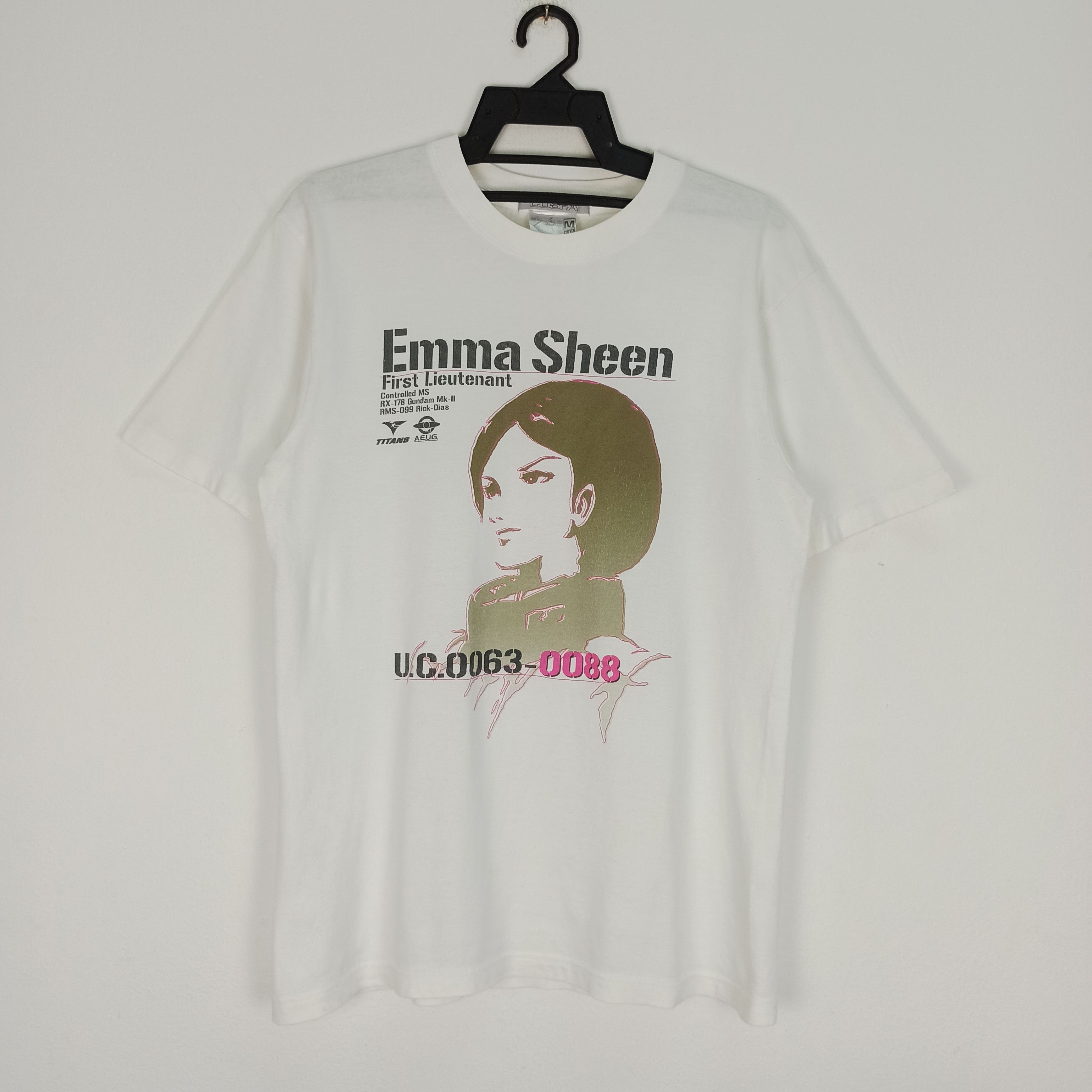 Anime Anime Mobile Suit Zeta Gundam Emma Sheen Character Tshirt Size US M / EU 48-50 / 2 - 1 Thumbnail