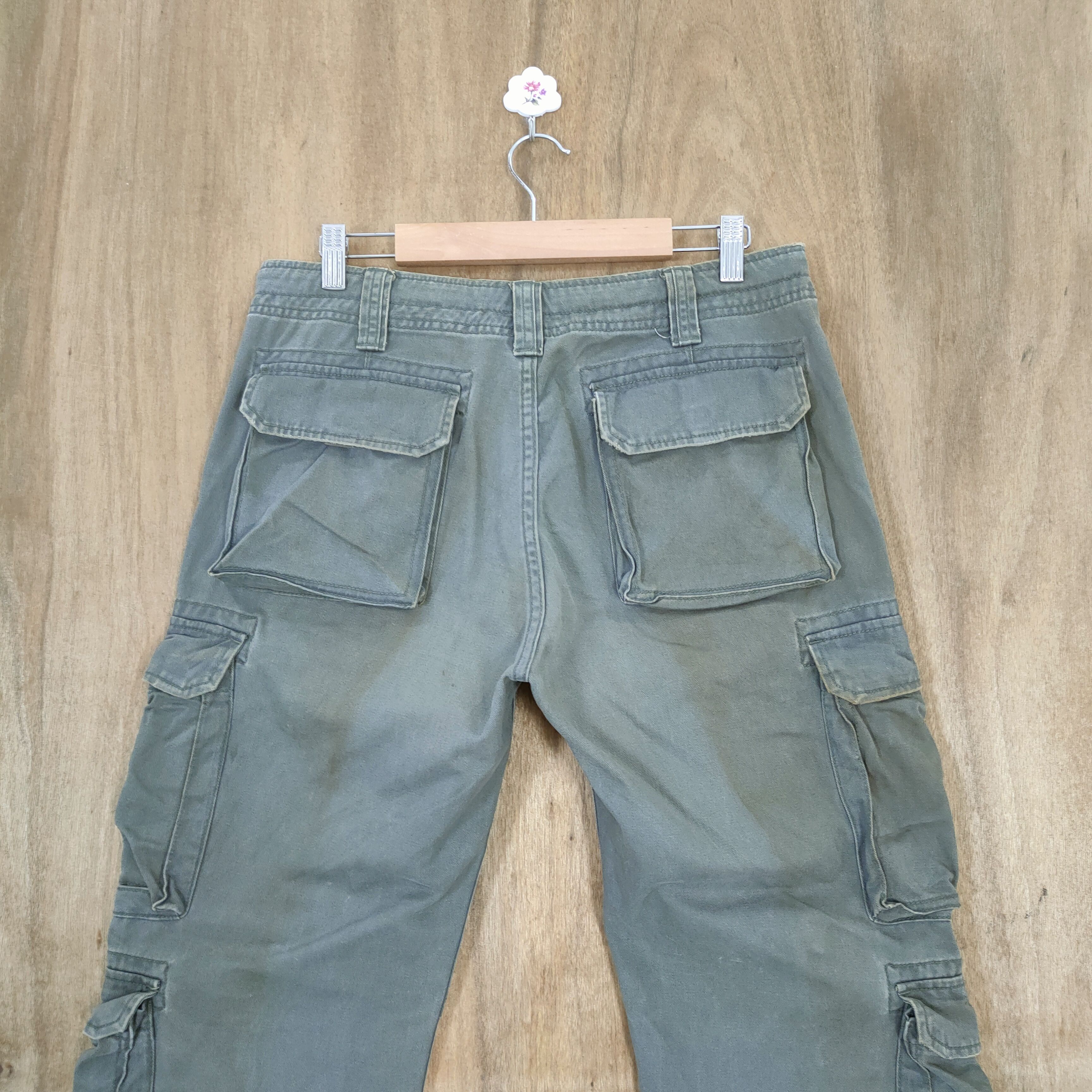 Japanese Brand VINTAGE LOST POINT FADED RUSTY CARGO PANTS Size US 32 / EU 48 - 9 Thumbnail