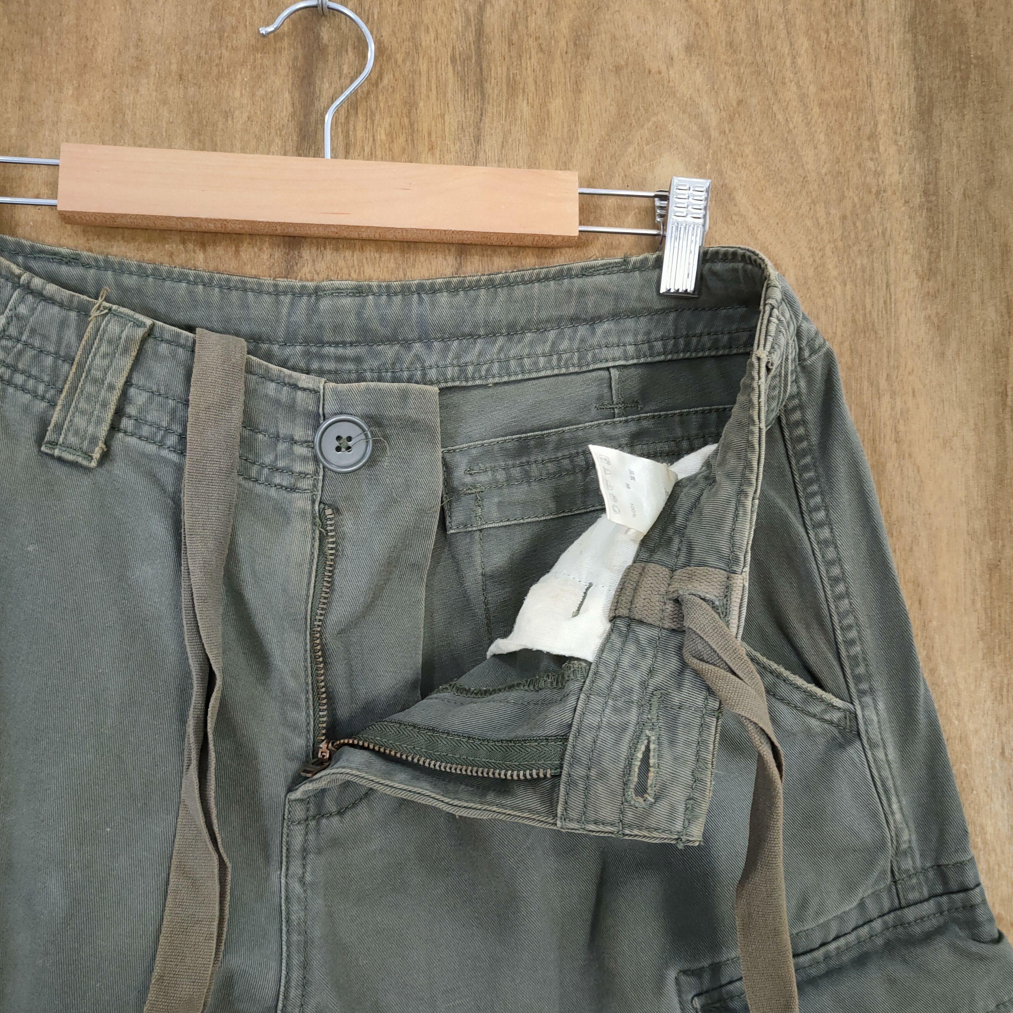 Japanese Brand VINTAGE LOST POINT FADED RUSTY CARGO PANTS Size US 32 / EU 48 - 11 Thumbnail
