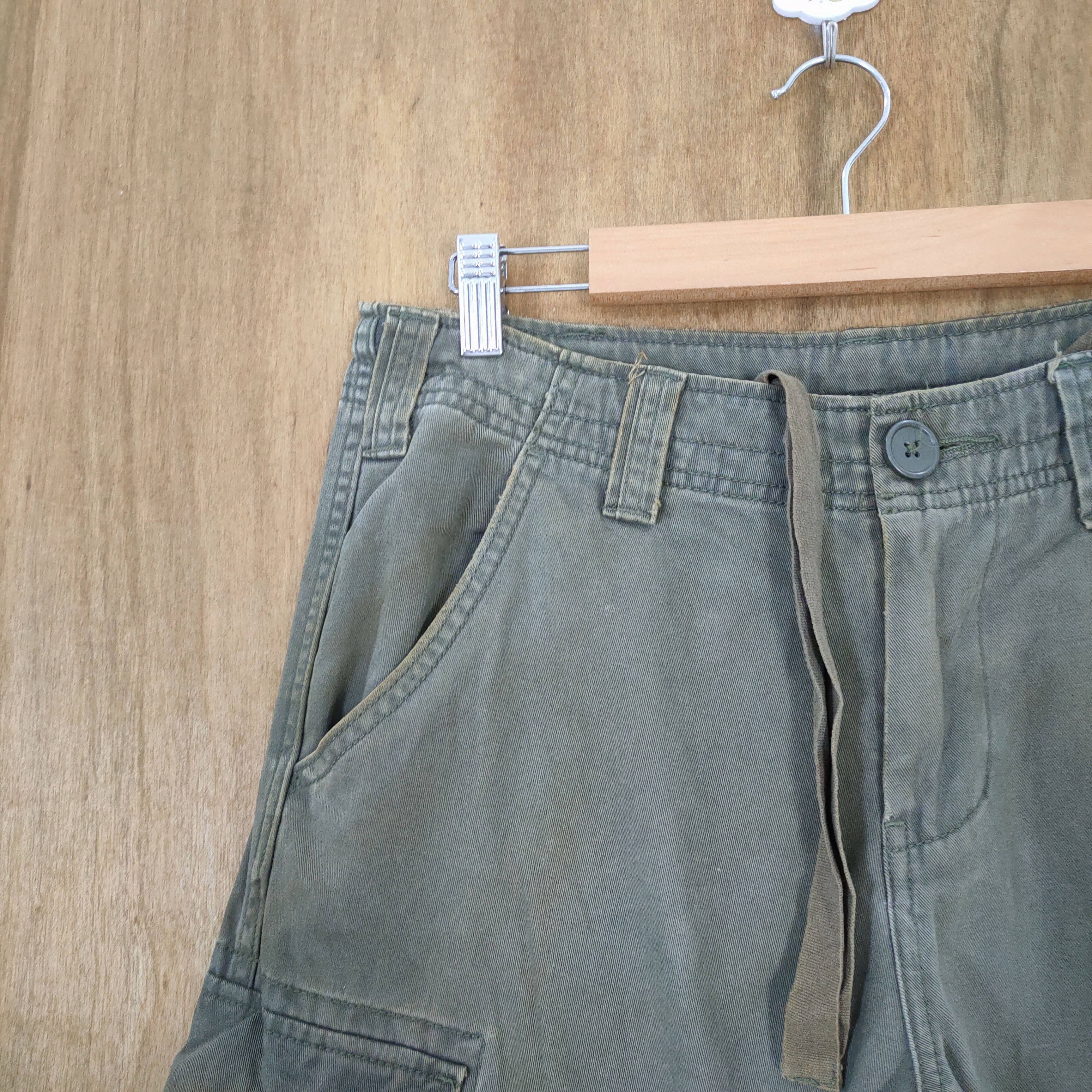 Japanese Brand VINTAGE LOST POINT FADED RUSTY CARGO PANTS Size US 32 / EU 48 - 4 Thumbnail
