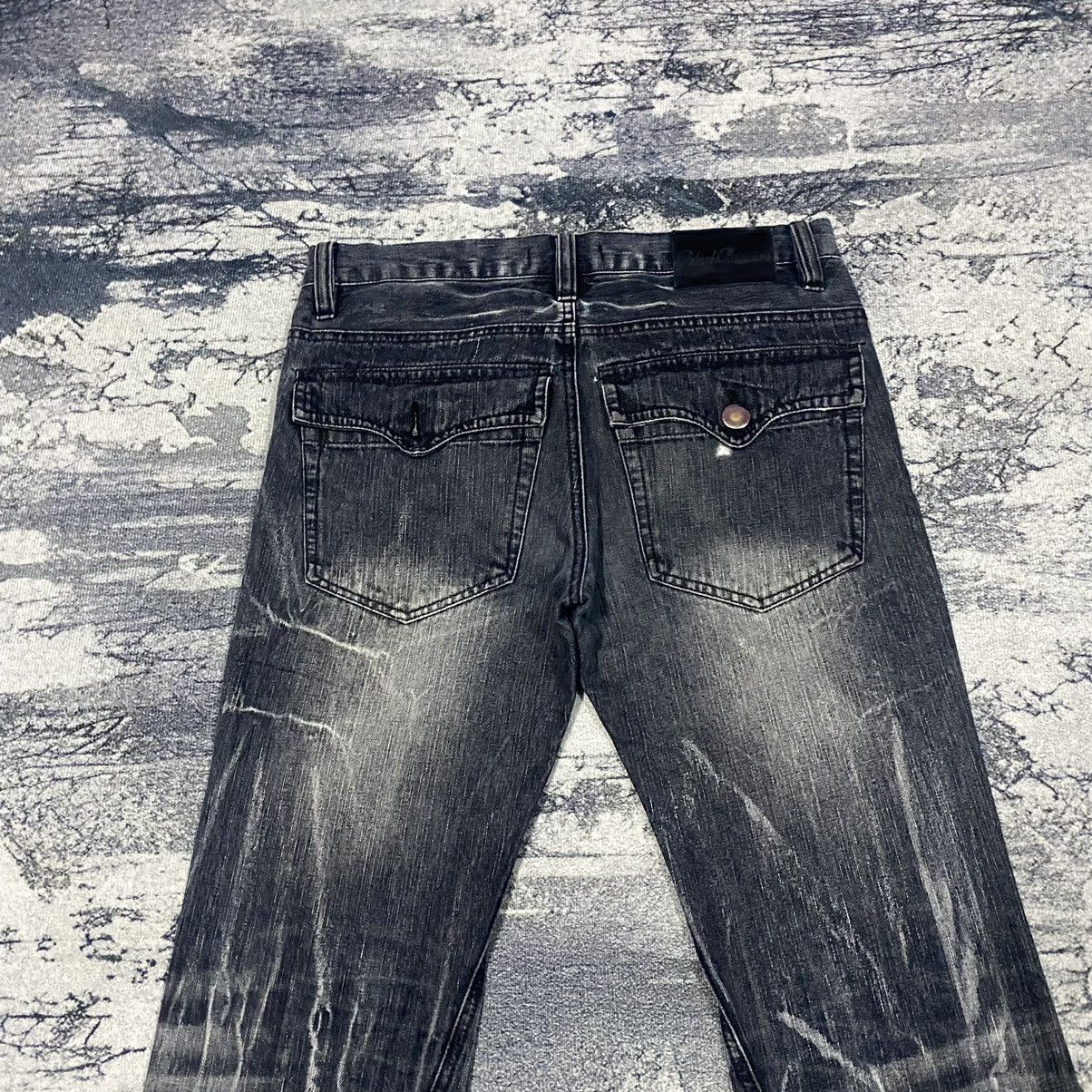 Japanese Brand Vintage Japanese Lightning Design Distressed Jeans Size US 31 - 7 Thumbnail