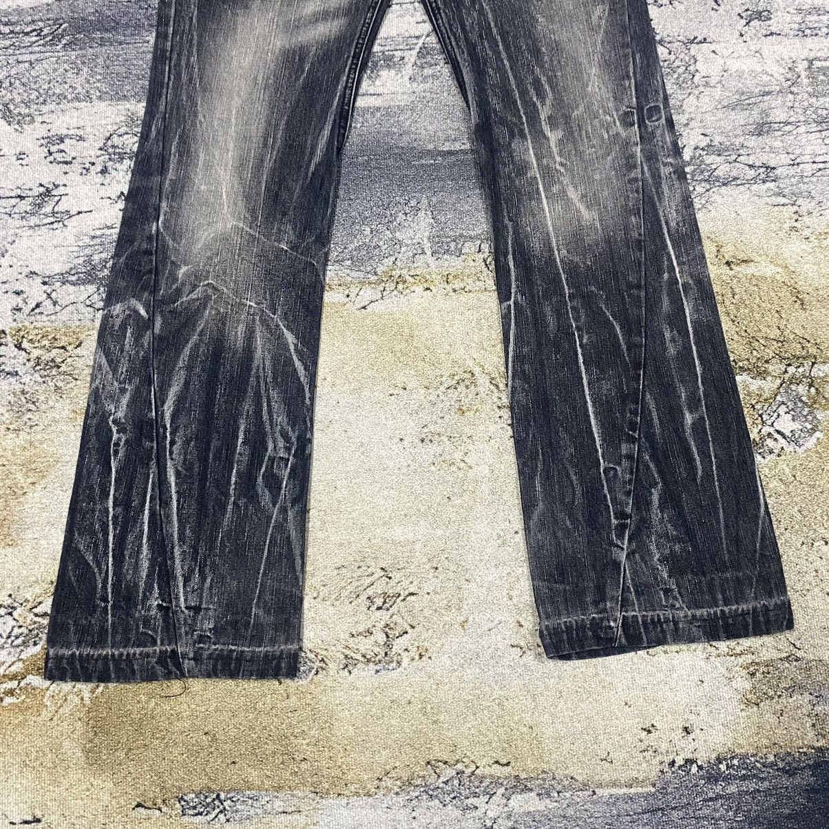 Japanese Brand Vintage Japanese Lightning Design Distressed Jeans Size US 31 - 3 Thumbnail