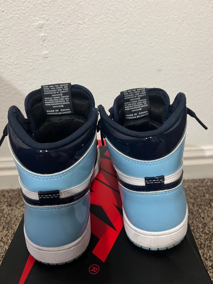Jordan Brand × Nike Air Jordan High OG 1 Obsidian/Blue Chill Size US 6 / IT 36 - 14 Thumbnail