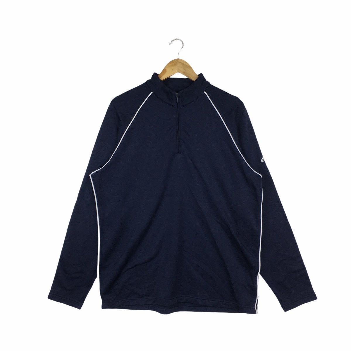 Vtg ADIDAS GOLF EQUIPMENT 3 Stripes Sweater Originals