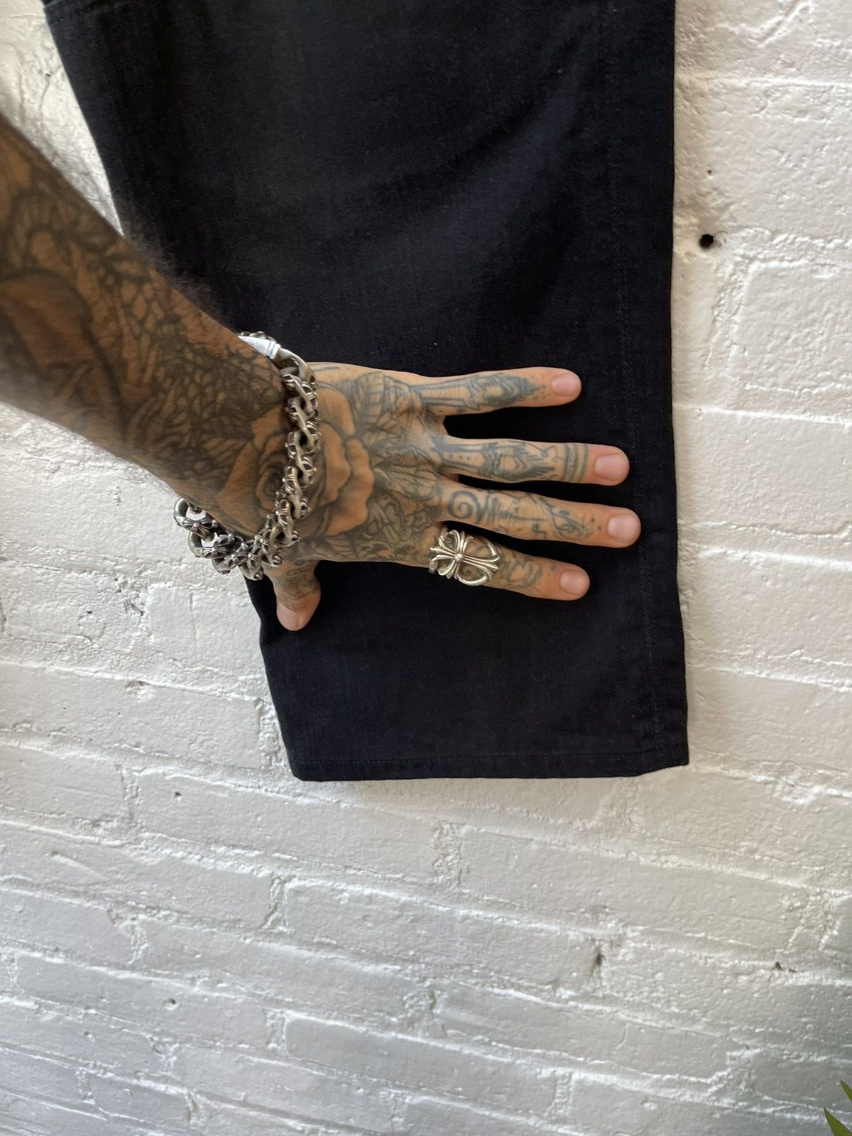 Chrome Hearts Chrome Hearts 9 Pocket Fatigue Cargo Denim Jeans 32 33 34 Size US 33 - 10 Thumbnail