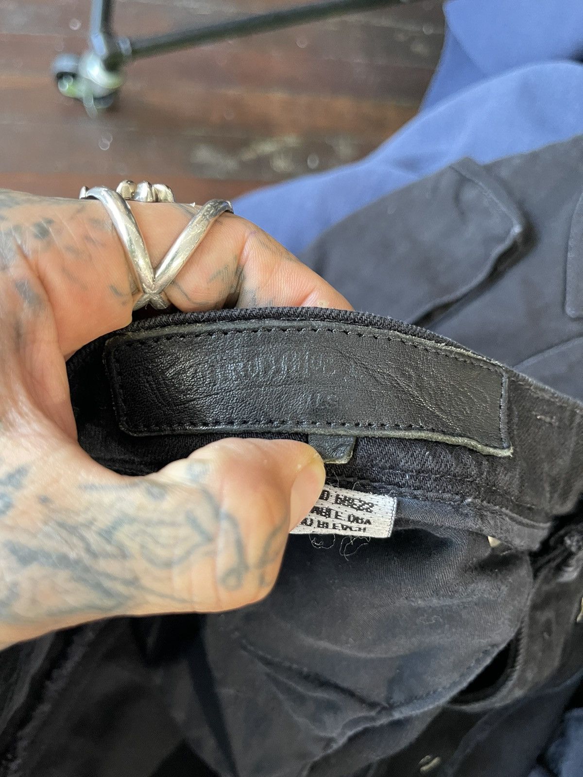 Chrome Hearts Chrome Hearts 9 Pocket Fatigue Cargo Denim Jeans 32 33 34 Size US 33 - 15 Thumbnail