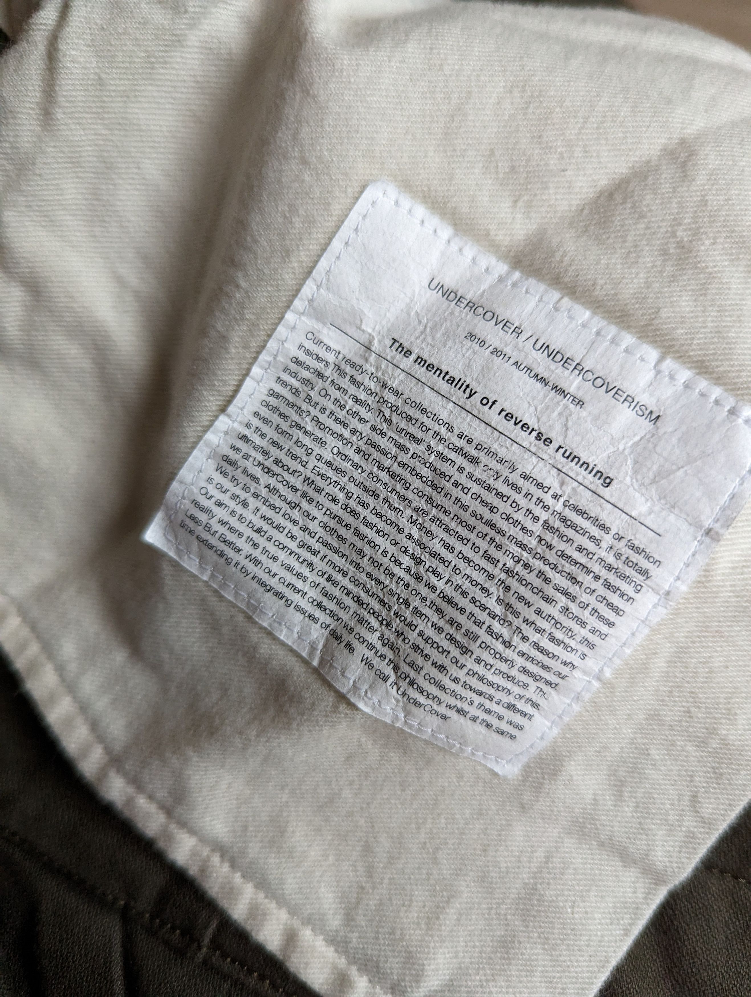 Undercover 10aw "Avakareta Life" Cargo Pants - Size 3 Size US 32 / EU 48 - 6 Thumbnail