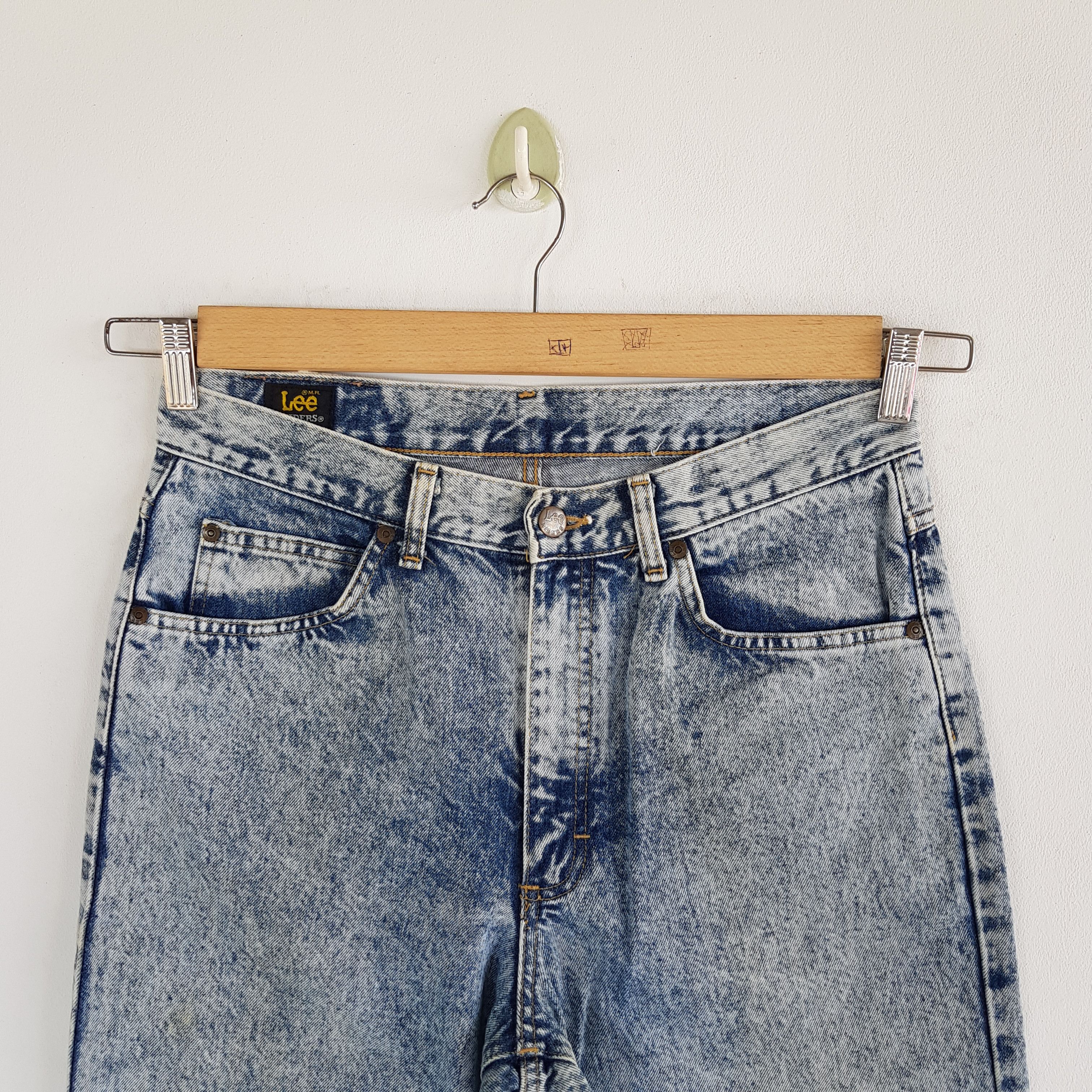 Lee Vintage Lee Acid Wash Jeans Lee Faded Light Wash Denim Size US 30 / EU 46 - 5 Thumbnail