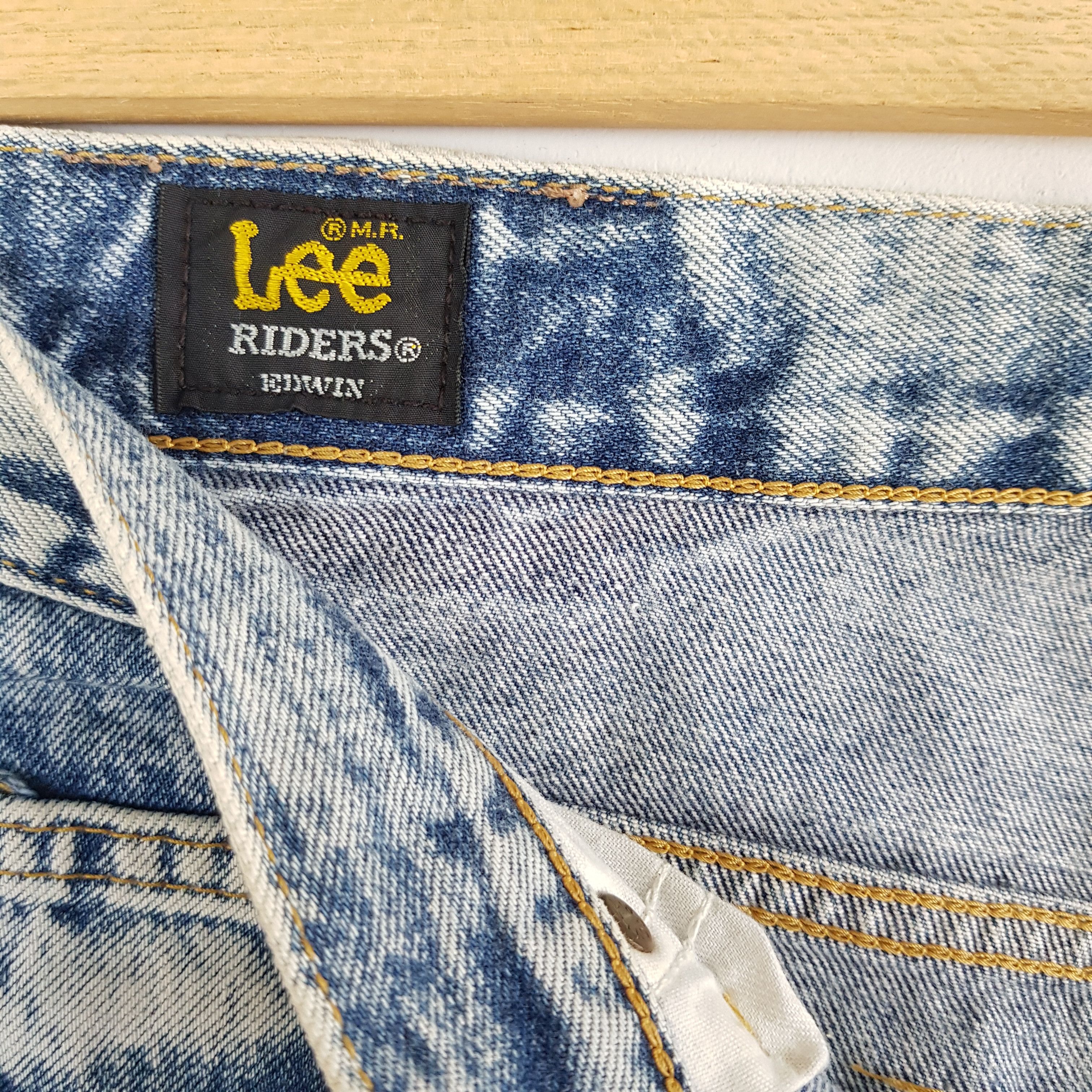 Lee Vintage Lee Acid Wash Jeans Lee Faded Light Wash Denim Size US 30 / EU 46 - 11 Thumbnail