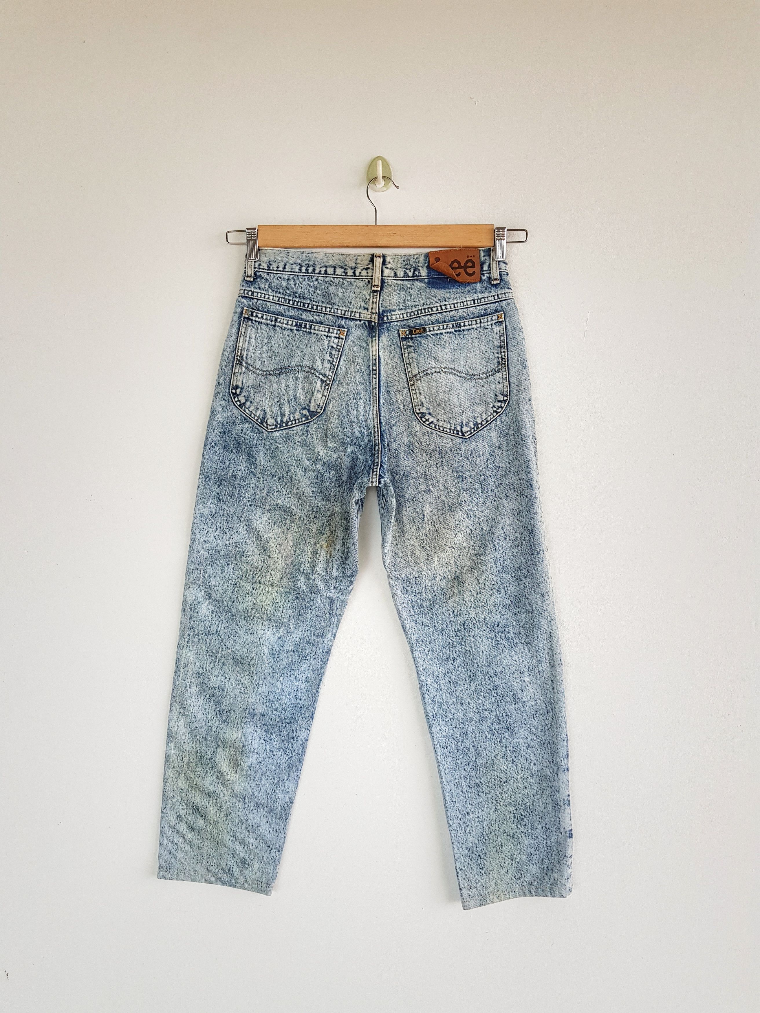 Lee Vintage Lee Acid Wash Jeans Lee Faded Light Wash Denim Size US 30 / EU 46 - 2 Thumbnail